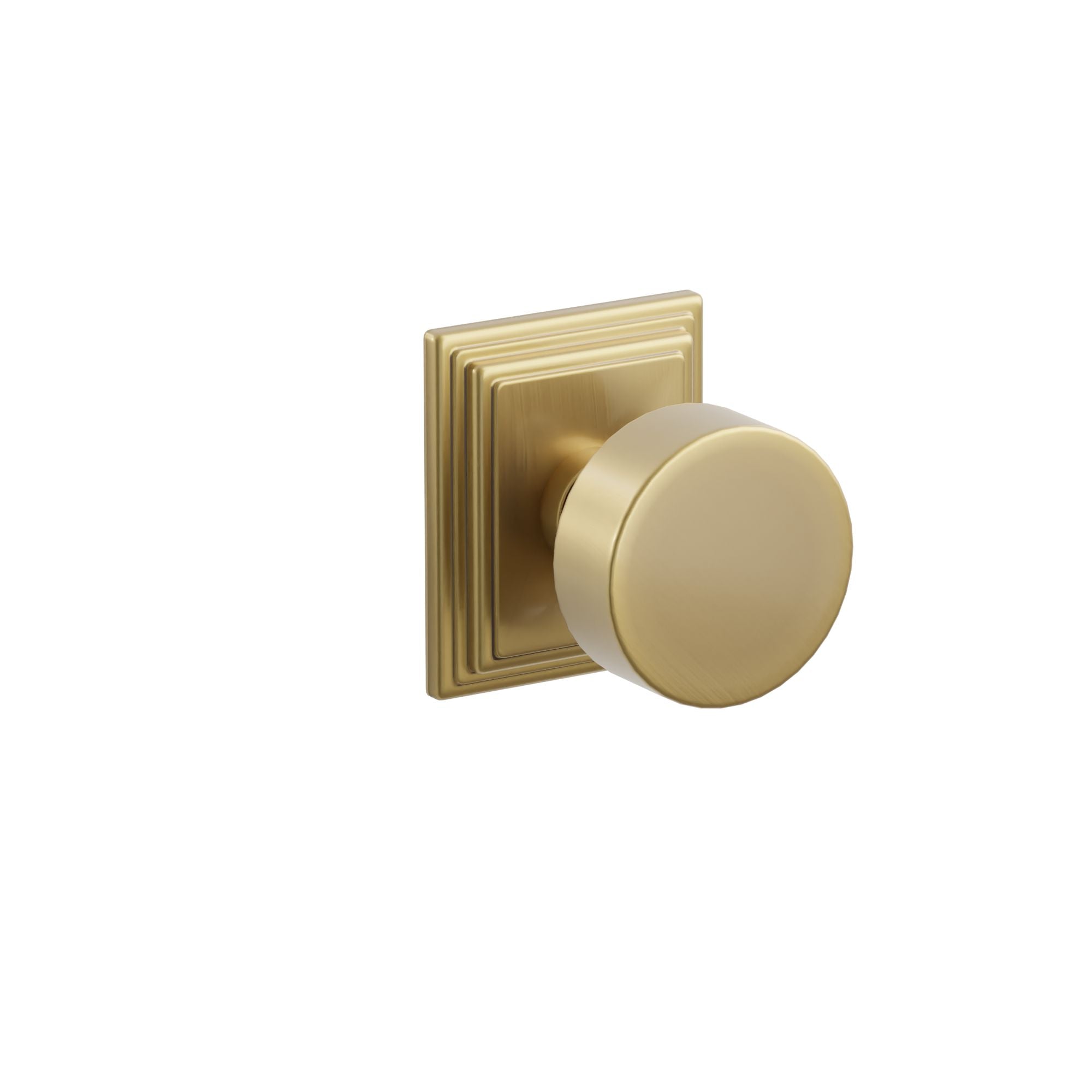 Emtek Round Knob Set with Wilshire Rosette