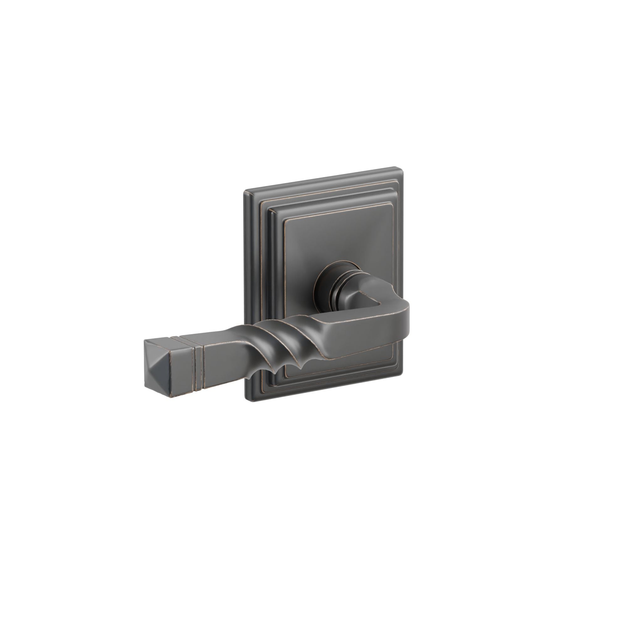 Emtek Concealed Fastener Santa Fe Lever Set With Wilshire Rosette