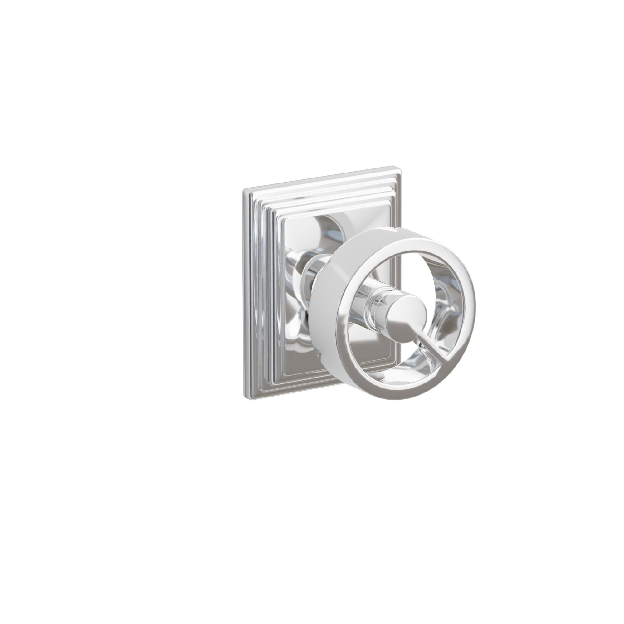 Emtek Spoke Knob Set with Wilshire Rosette