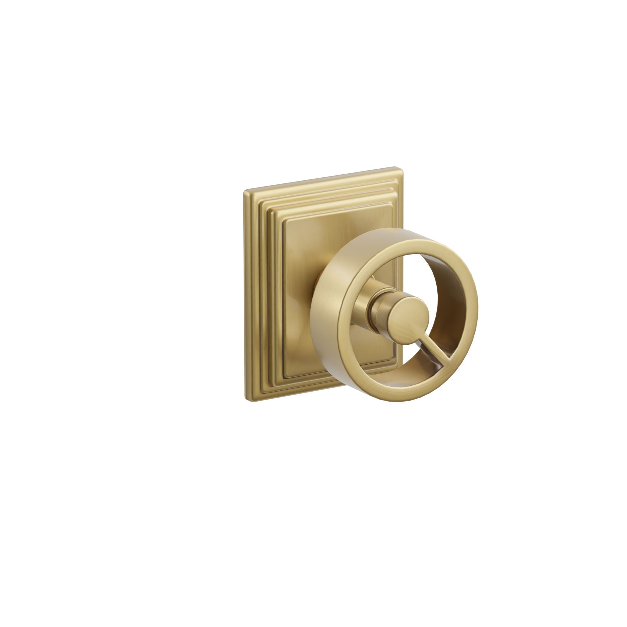 Emtek Spoke Knob Set with Wilshire Rosette