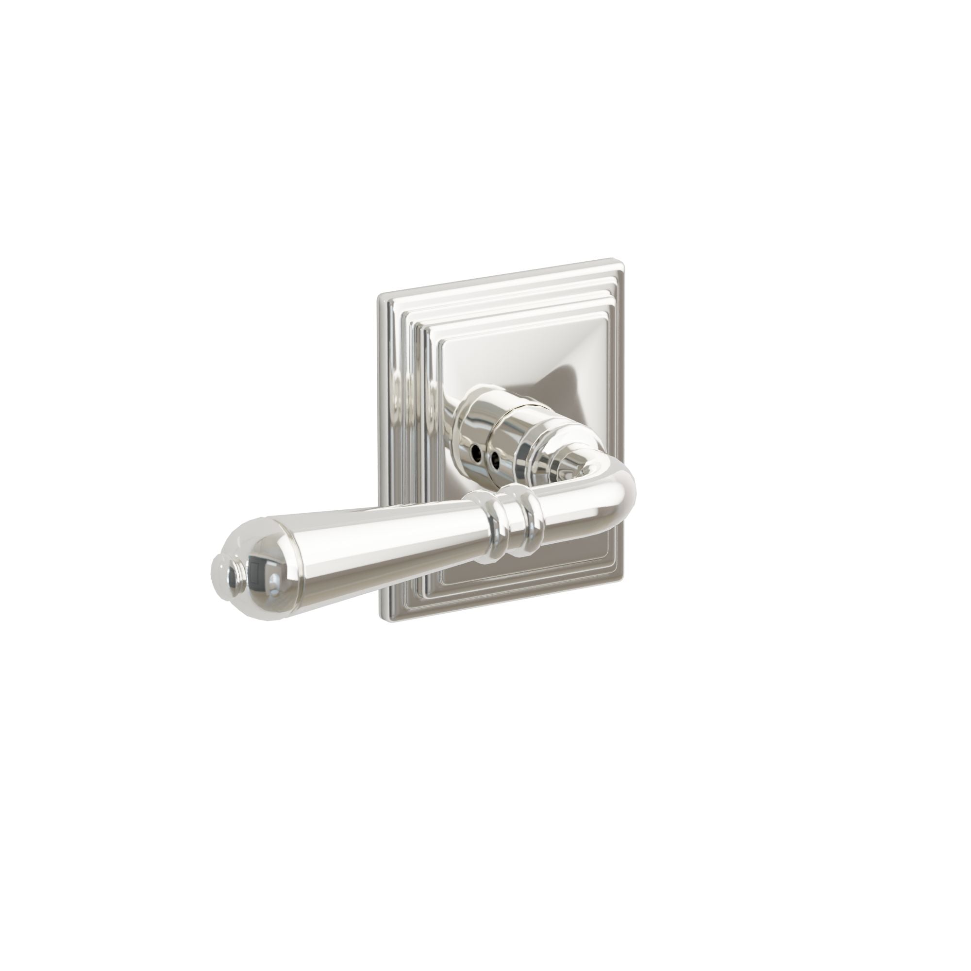 Emtek Concealed Fastener Turino Lever Set with Wilshire Rosette