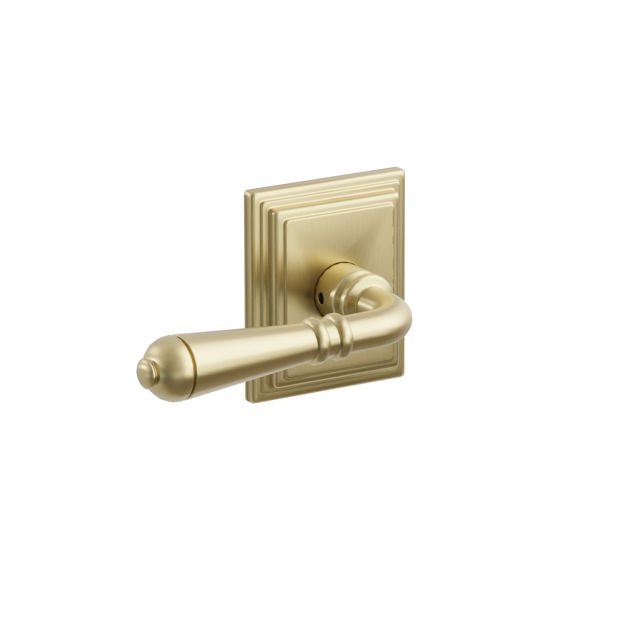 Emtek Concealed Fastener Turino Lever Set with Wilshire Rosette
