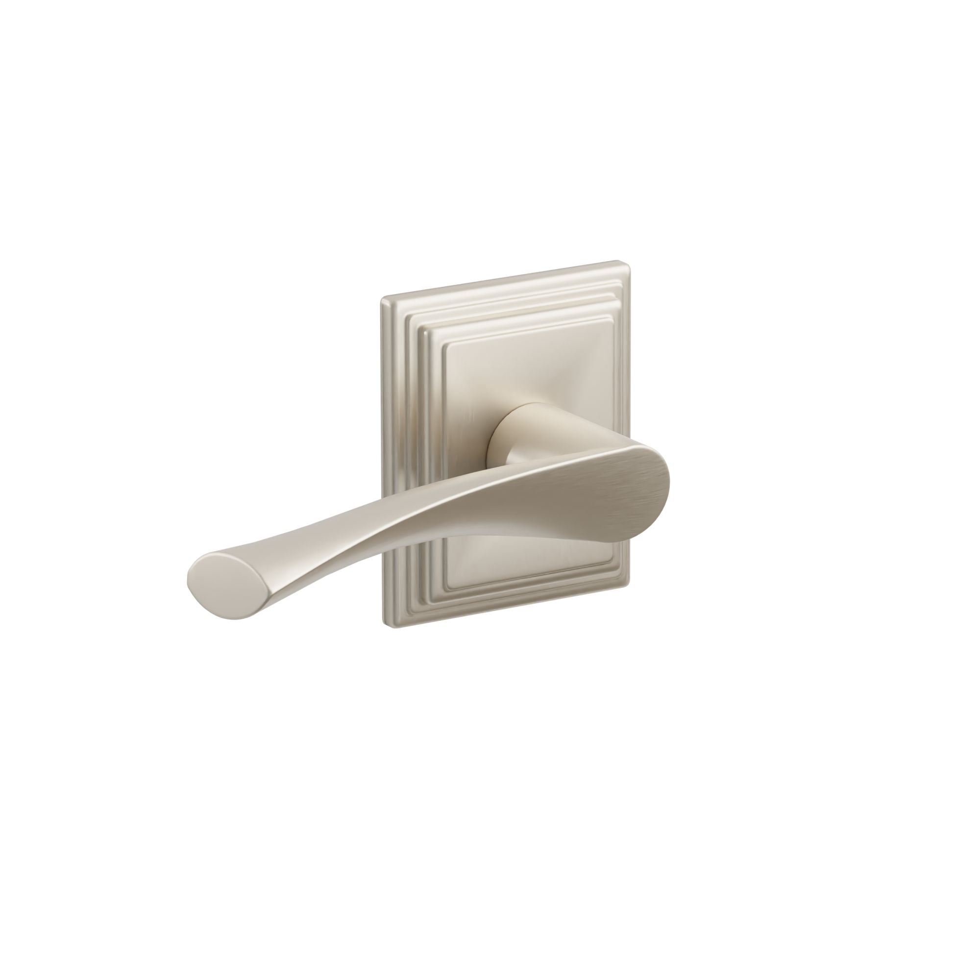 Emtek Concealed Fastener Triton Lever Set With Wilshire Rosette