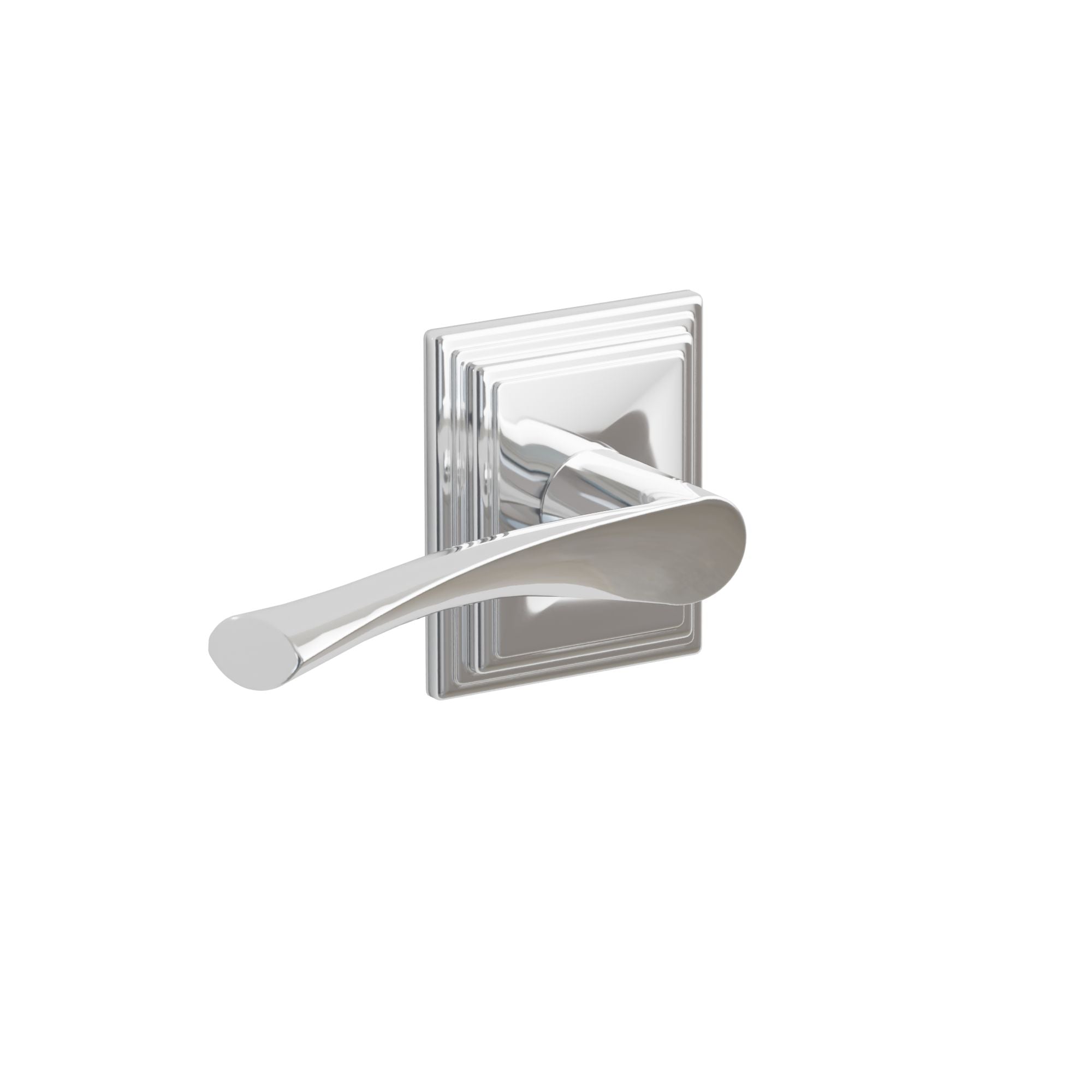 Emtek Concealed Fastener Triton Lever Set With Wilshire Rosette