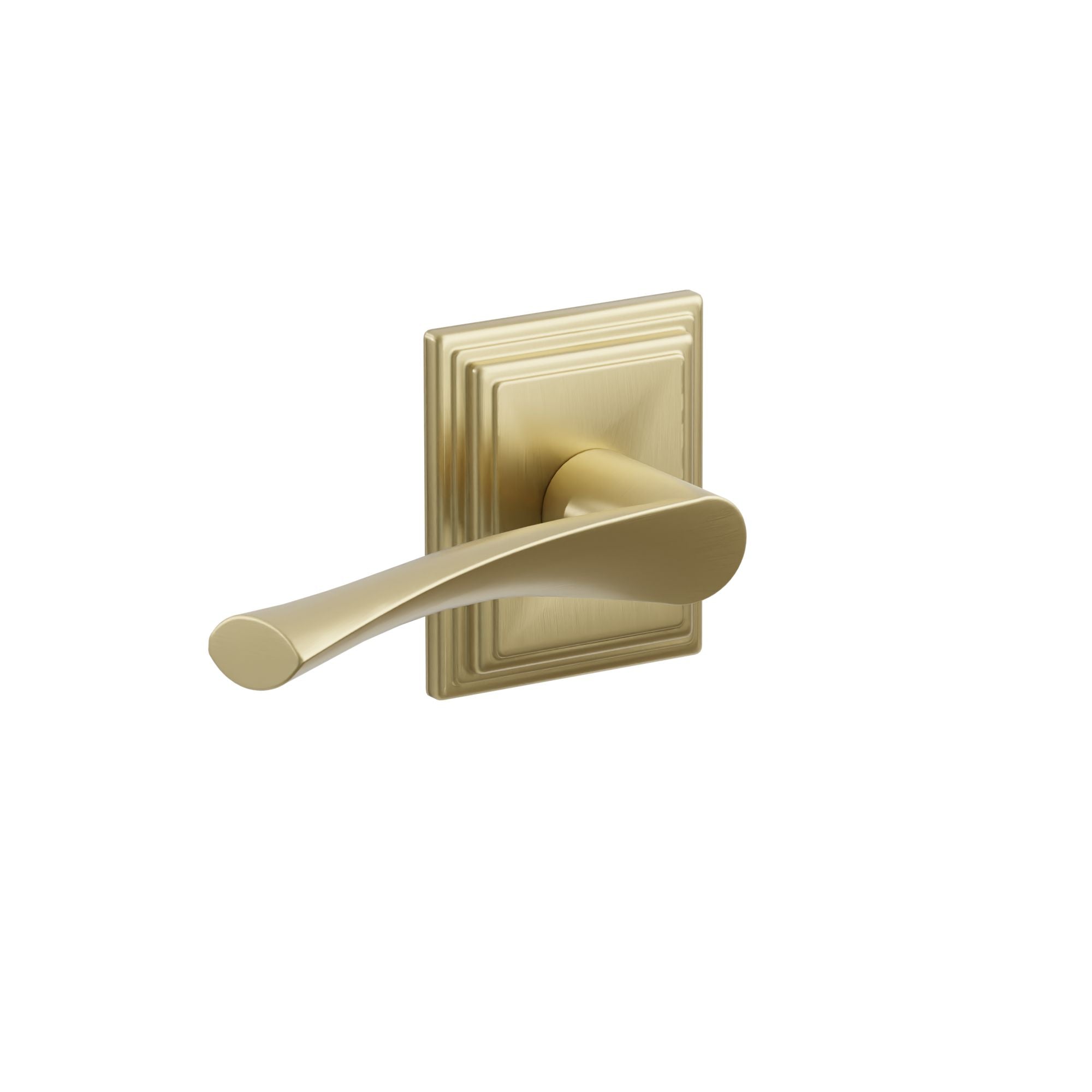 Emtek Concealed Fastener Triton Lever Set With Wilshire Rosette