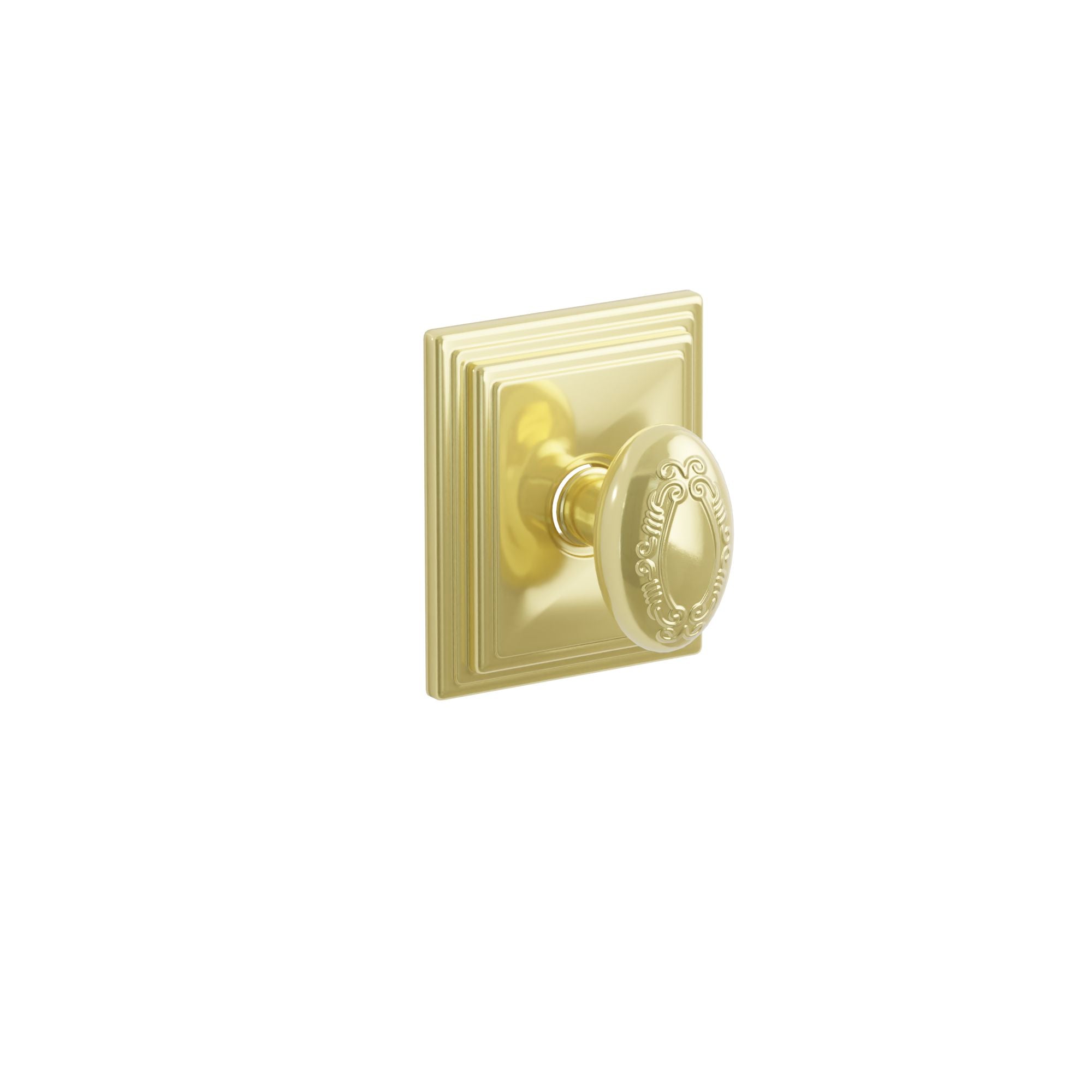 Emtek Concealed Fastener Victoria Knob Set With Wilshire Rosette