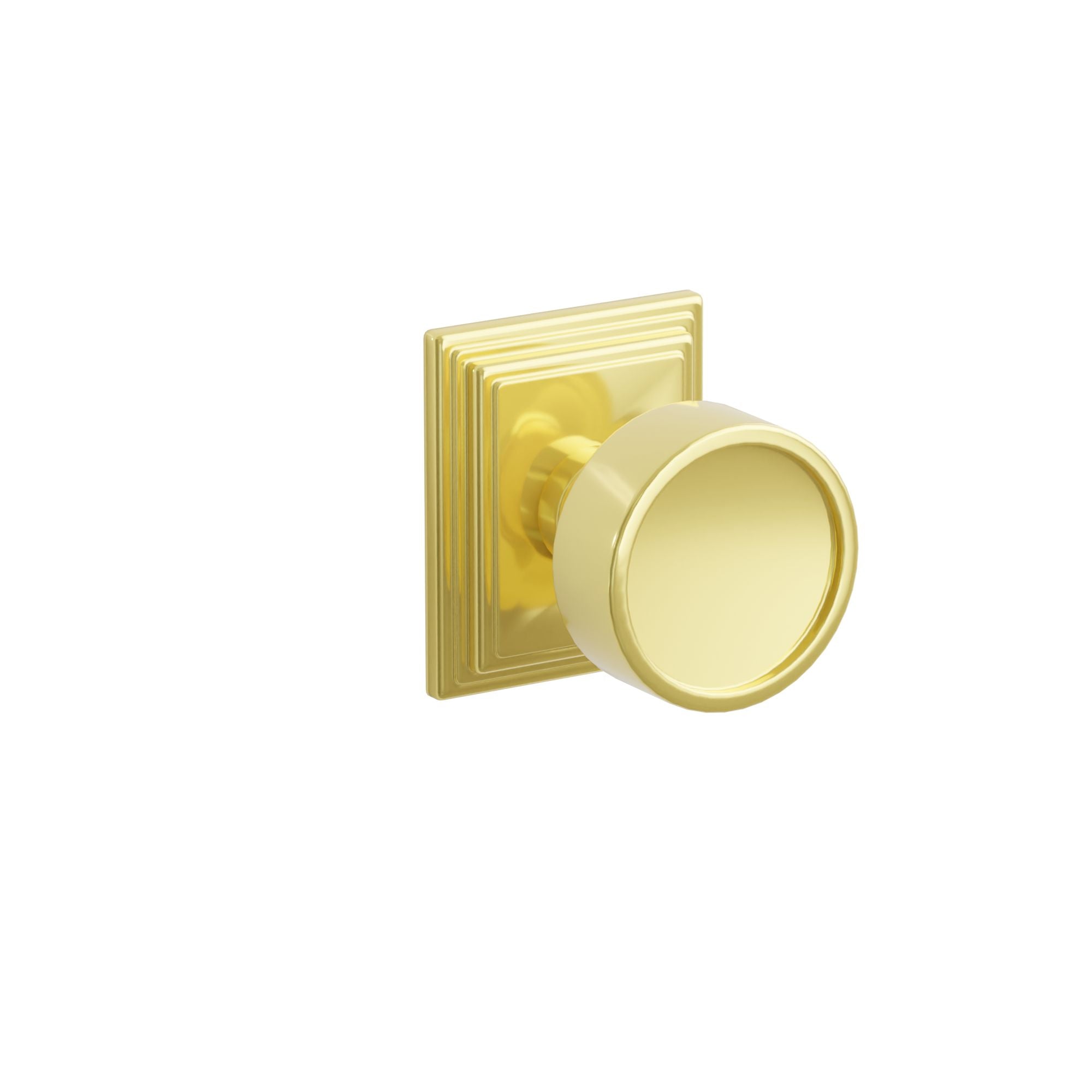 Emtek Concealed Fastener Verve Knob Set With Wilshire Rosette