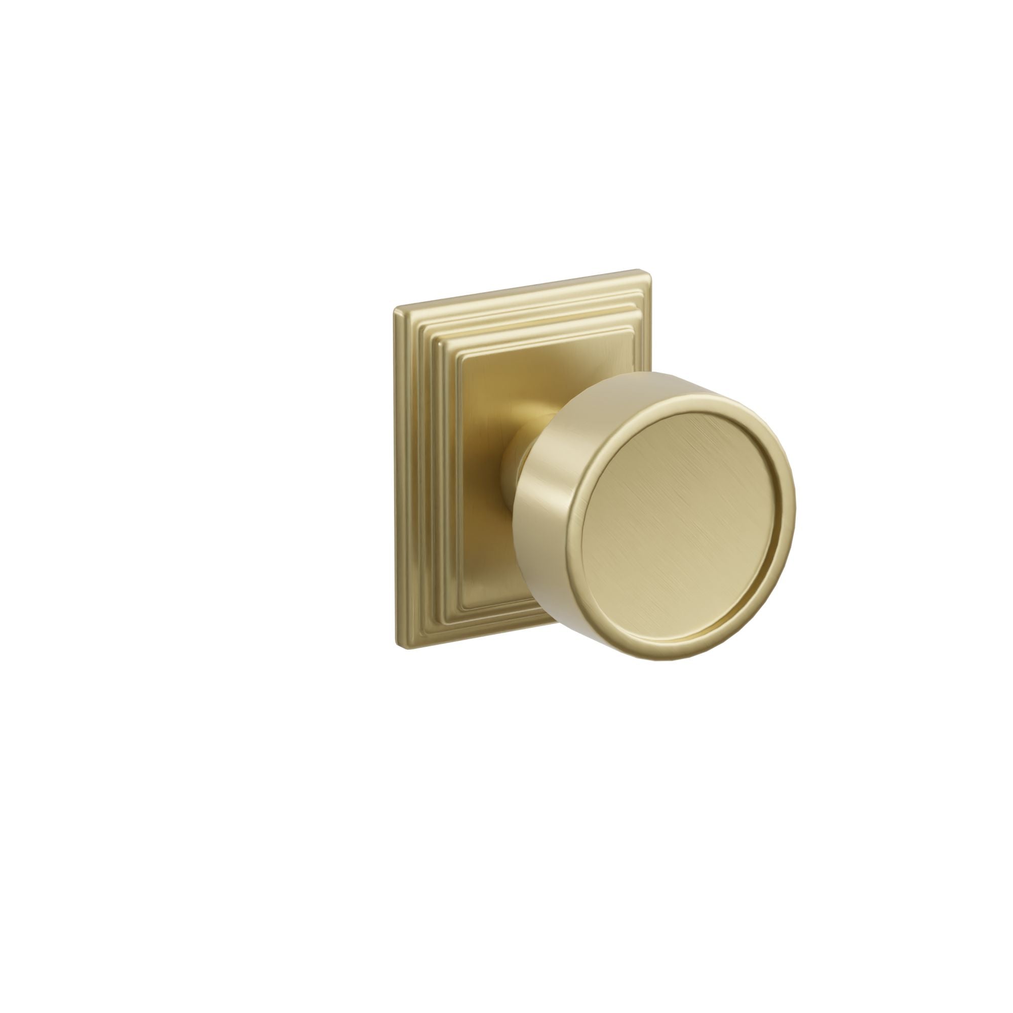 Emtek Concealed Fastener Verve Knob Set With Wilshire Rosette