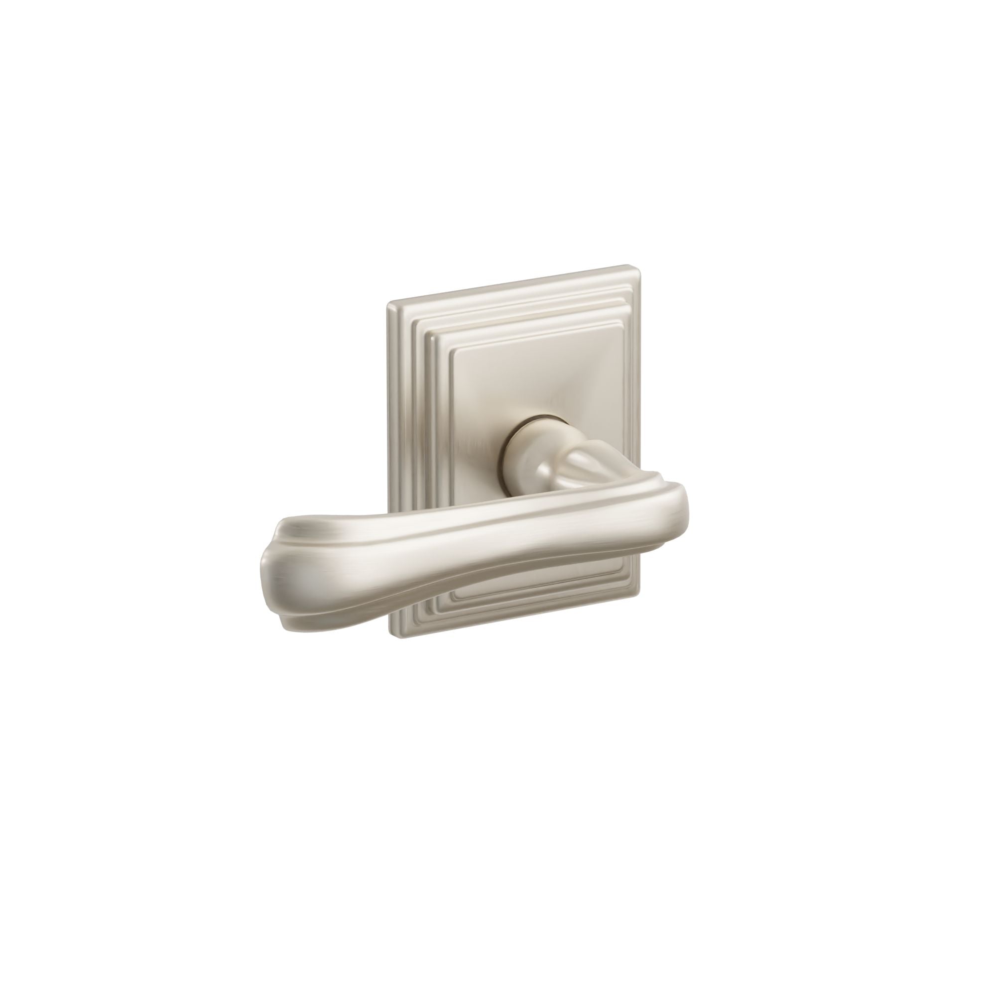 Emtek Concealed Fastener Wembley Lever Set With Wilshire Rosette
