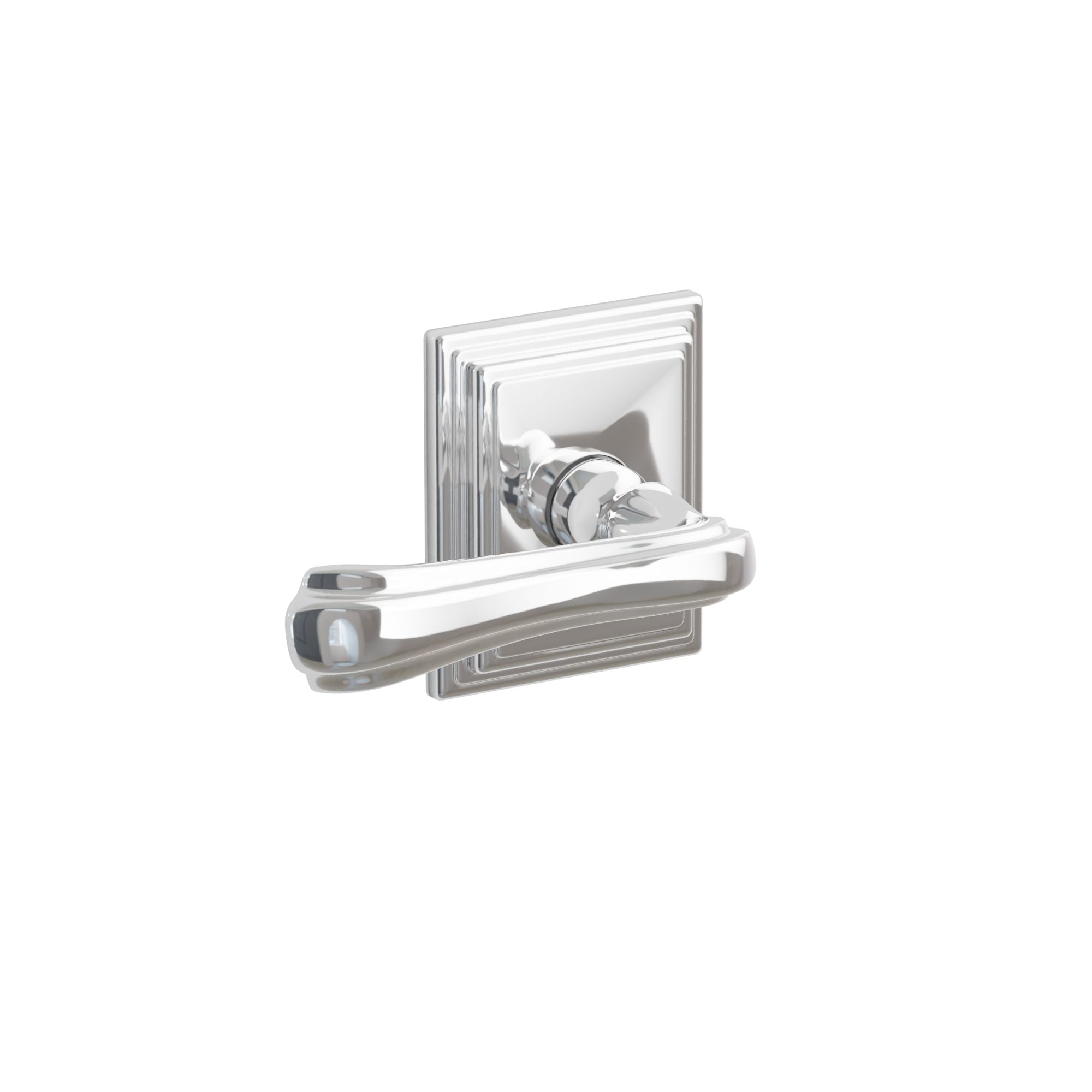Emtek Concealed Fastener Wembley Lever Set With Wilshire Rosette