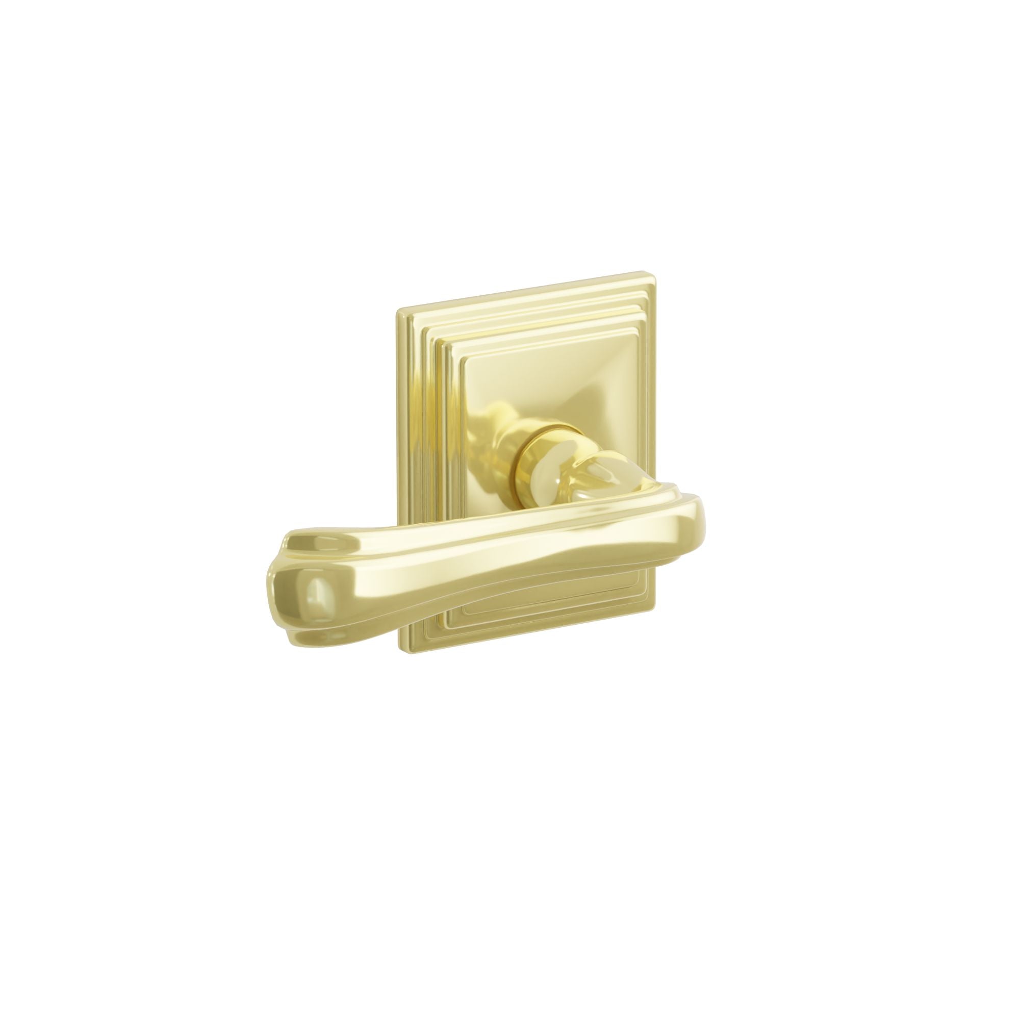 Emtek Concealed Fastener Wembley Lever Set With Wilshire Rosette