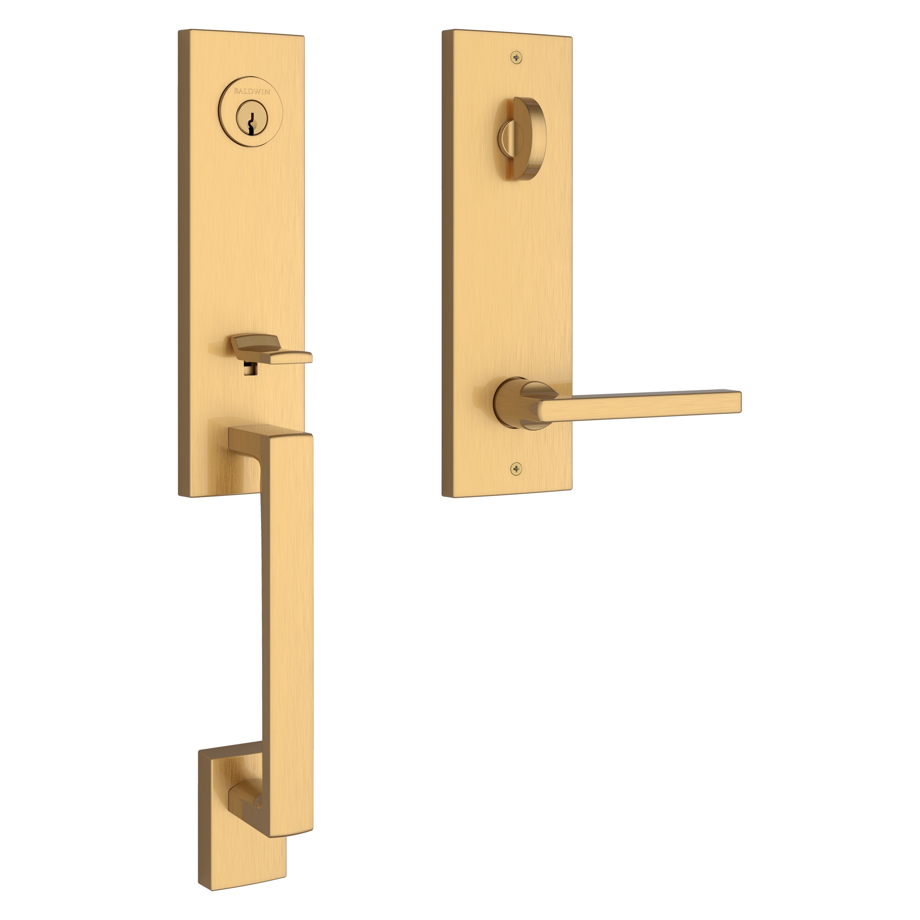 Baldwin Reserve Seattle Handleset With Square Lever