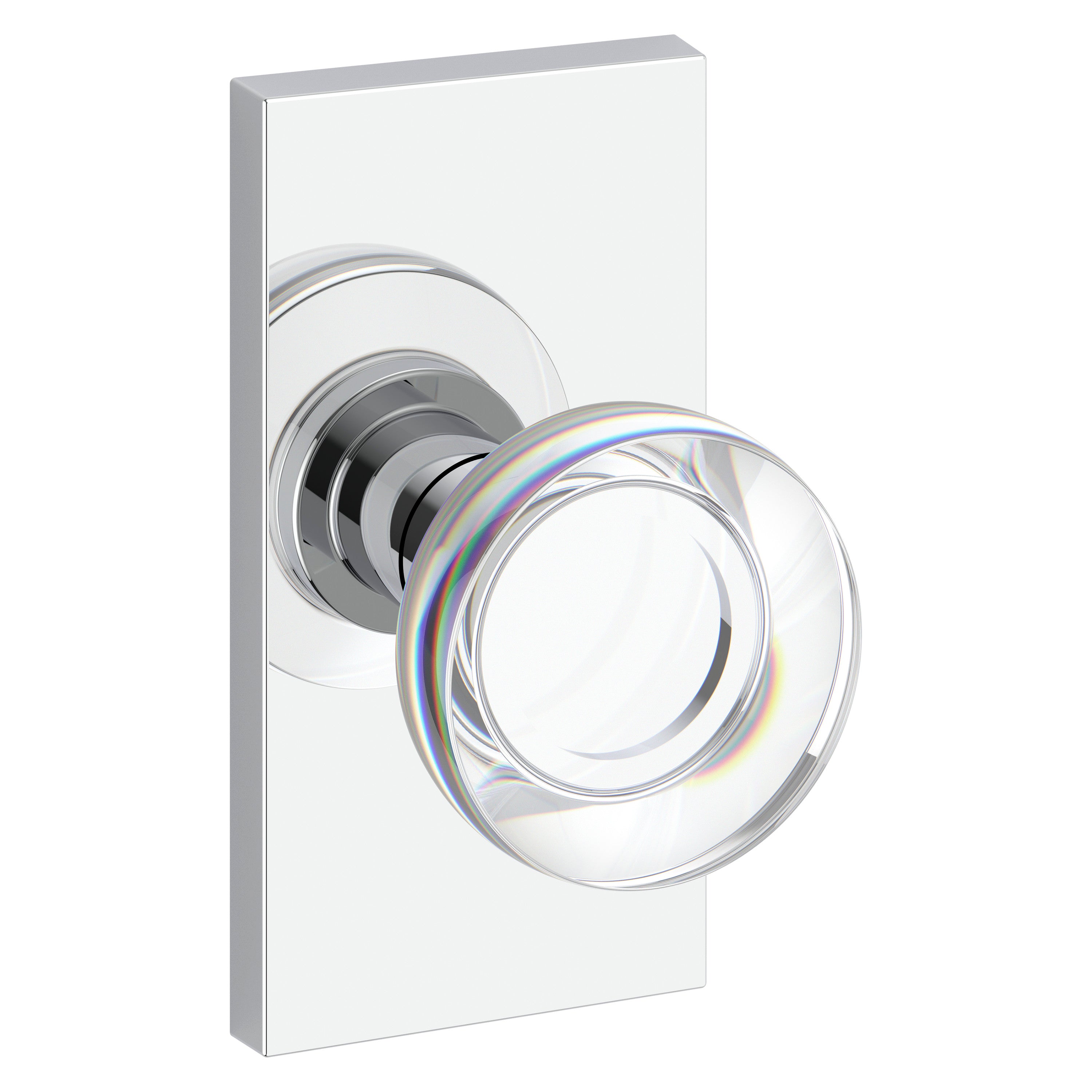 Baldwin Reserve Contemporary Crystal Full Dummy Knob Set