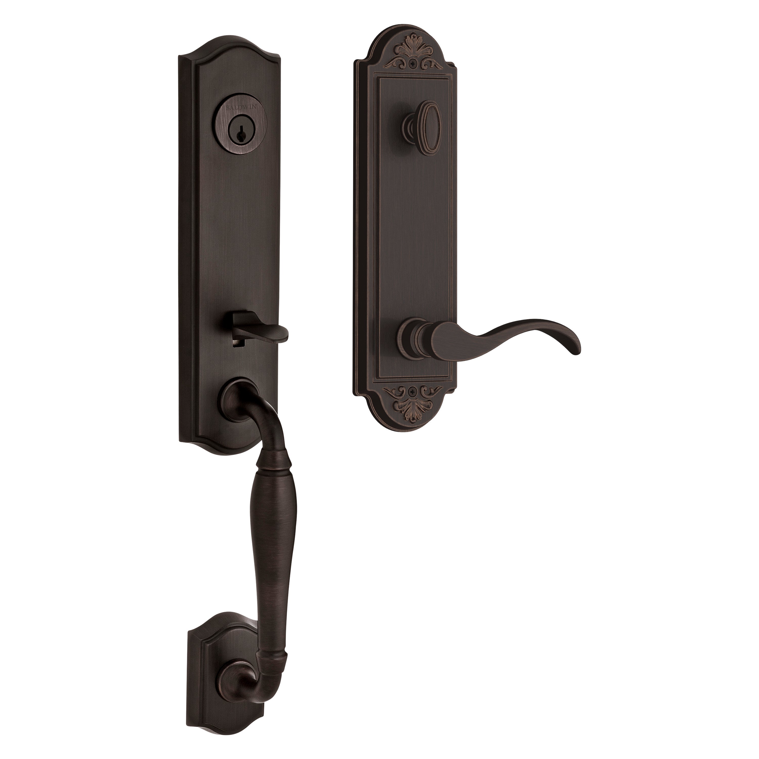 Baldwin Reserve New Hampshire Handleset With Curve Lever