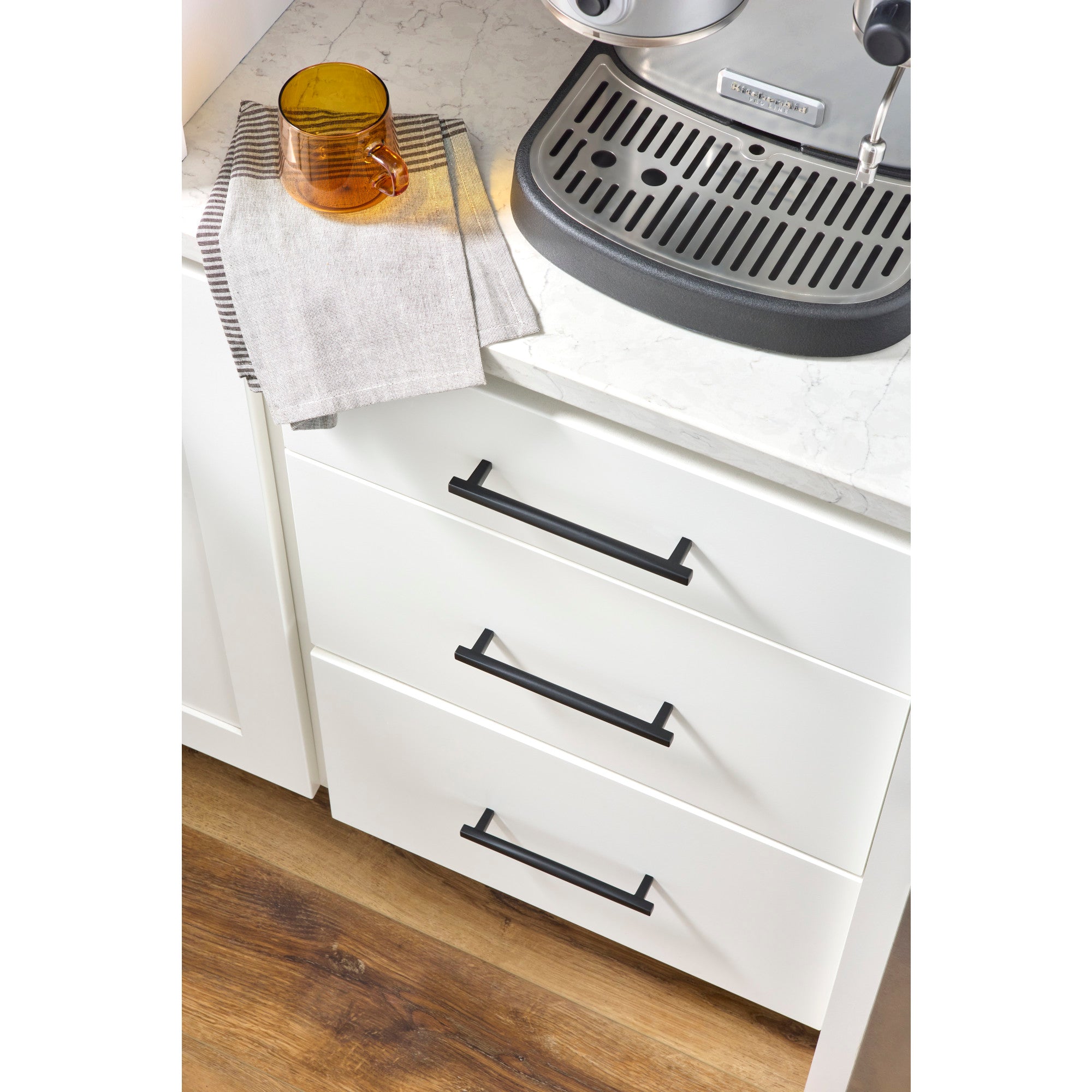 Jeffrey Alexander Whitlock Cabinet Pull Matte Black / 160 mm