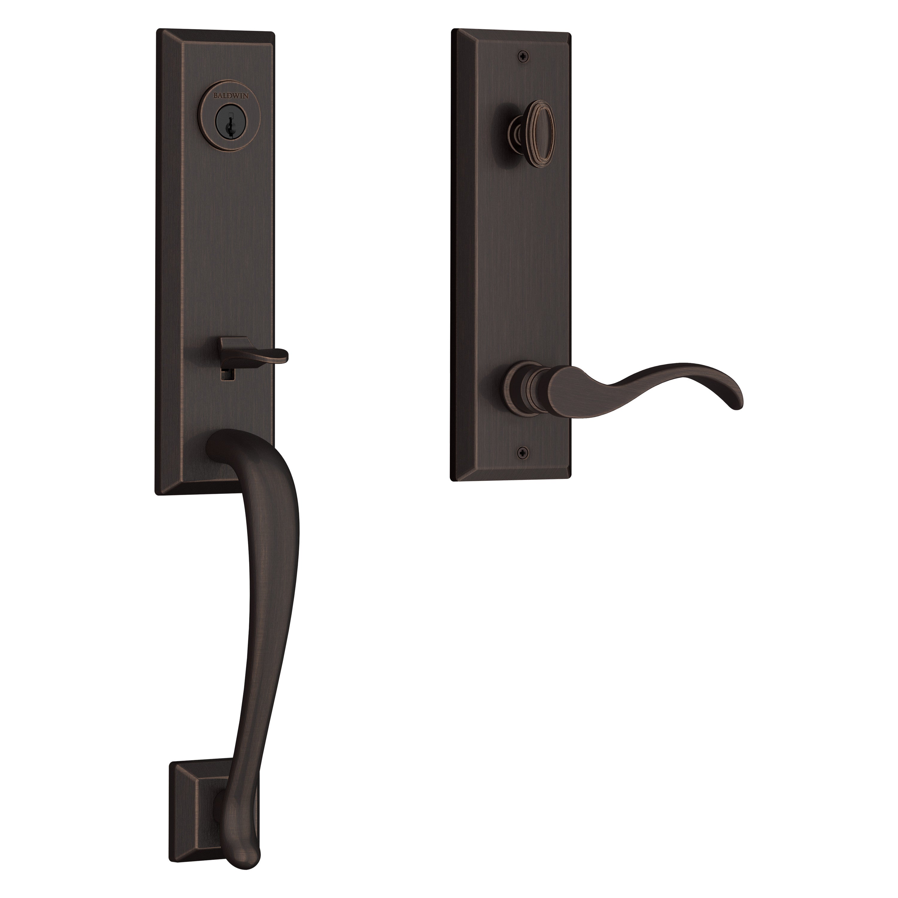Baldwin Reserve Del Mar Handleset With Curve Lever