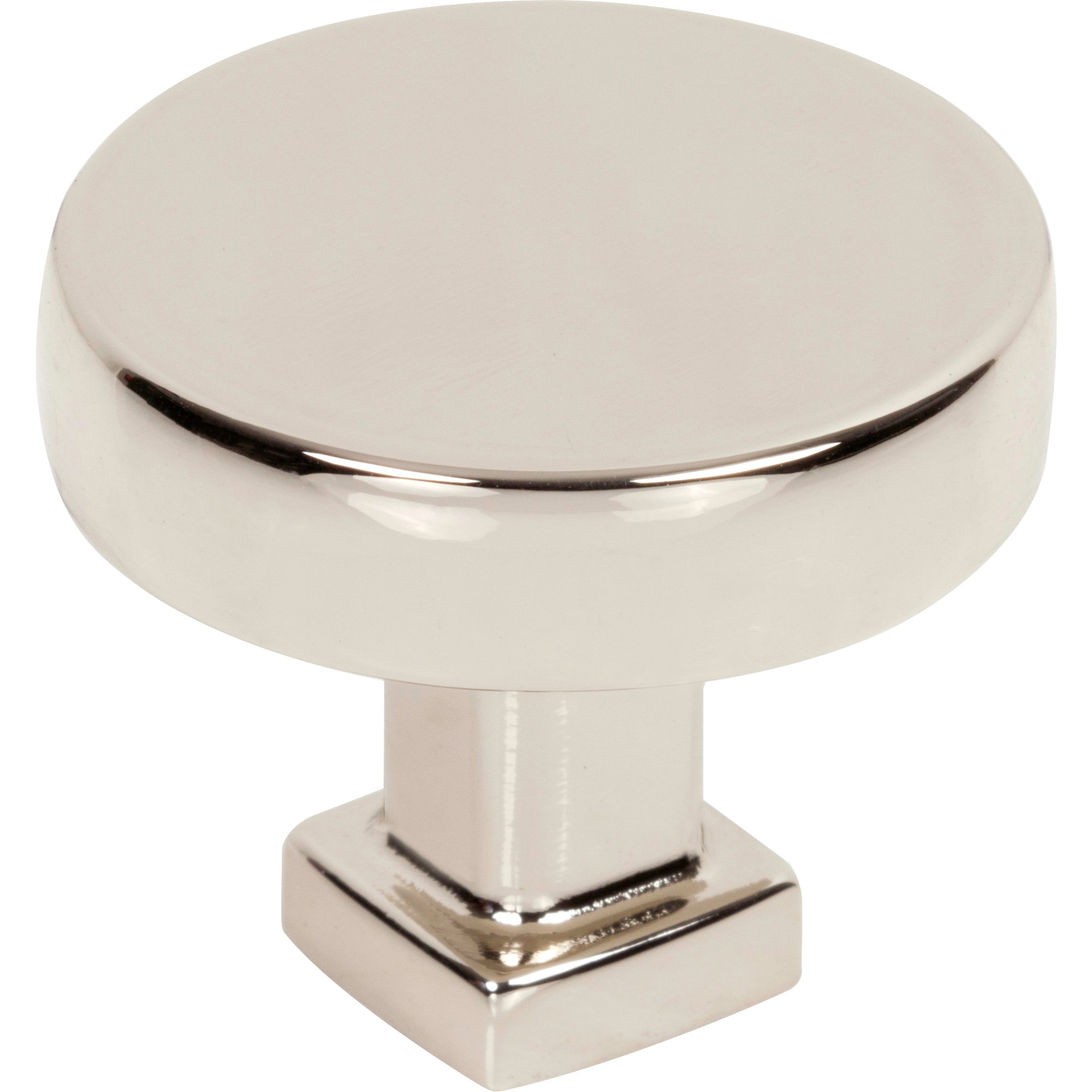 Jeffrey Alexander Ogden Cabinet Knob Polished Nickel / 1-3/8"