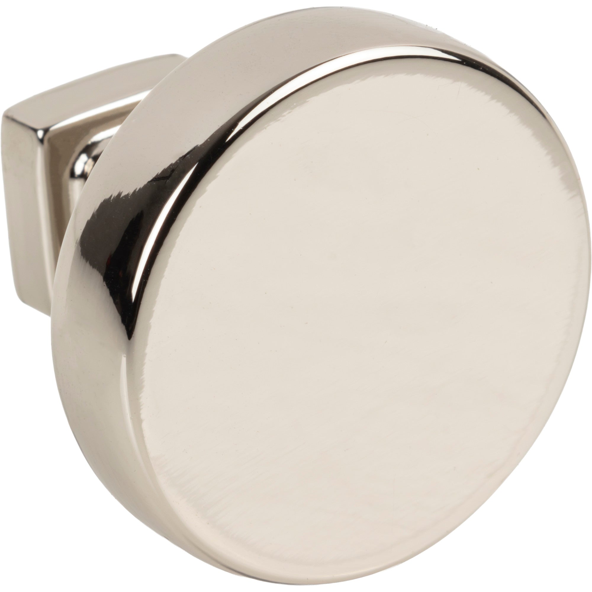 Jeffrey Alexander Ogden Cabinet Knob Polished Nickel / 1-3/8"