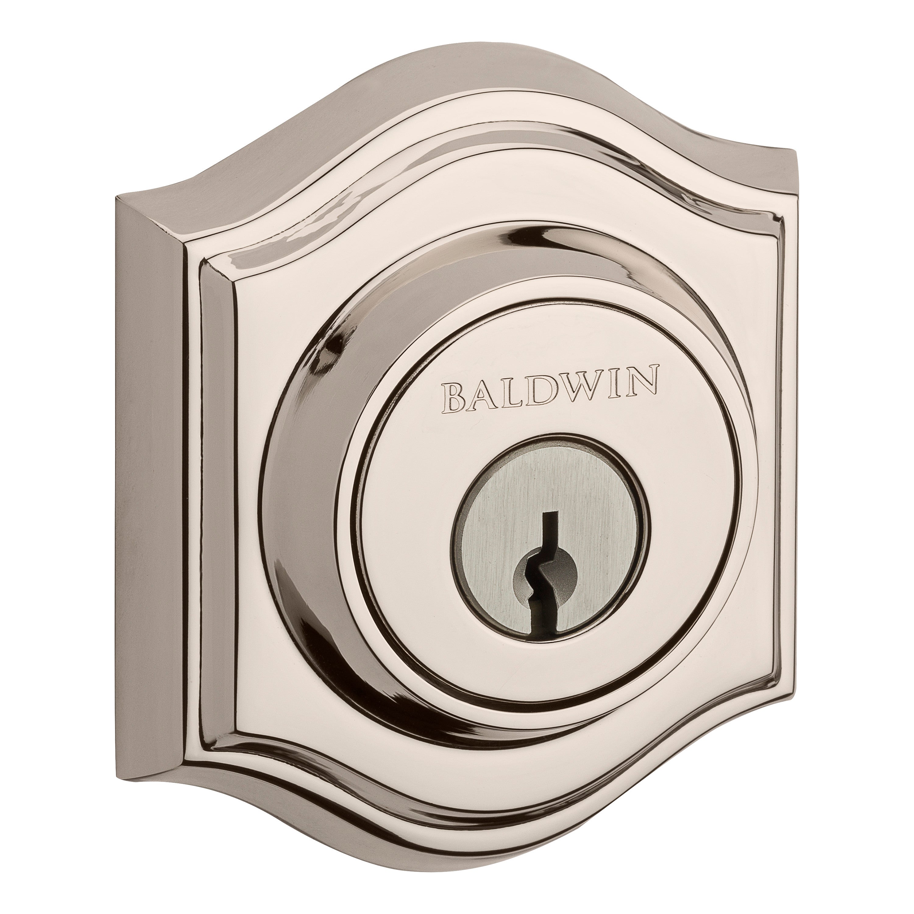 Baldwin Reserve Traditional Arch Single Cylinder Deadbolt