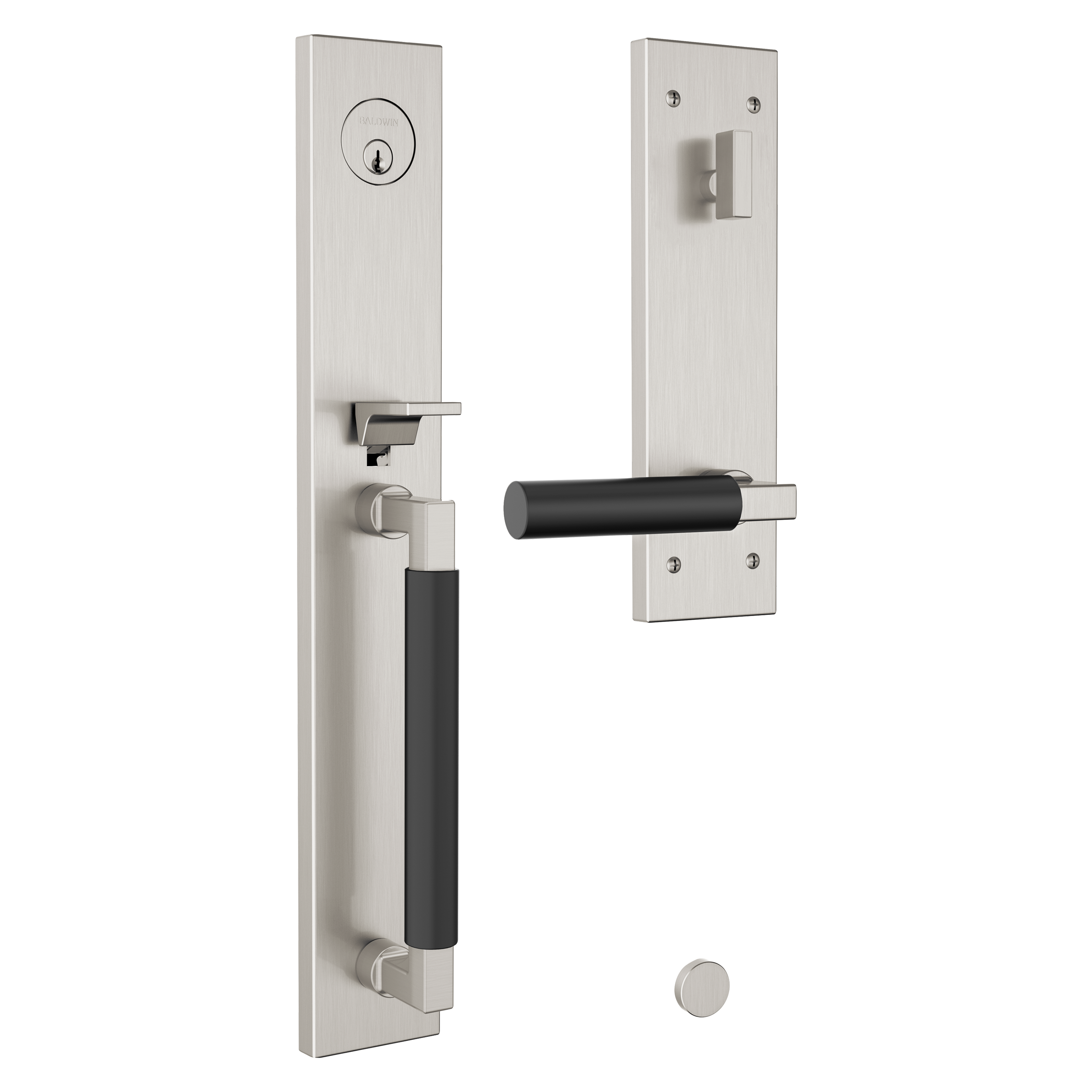 Baldwin Gramercy Egress Mixed Finish Handleset with L029 Lever
