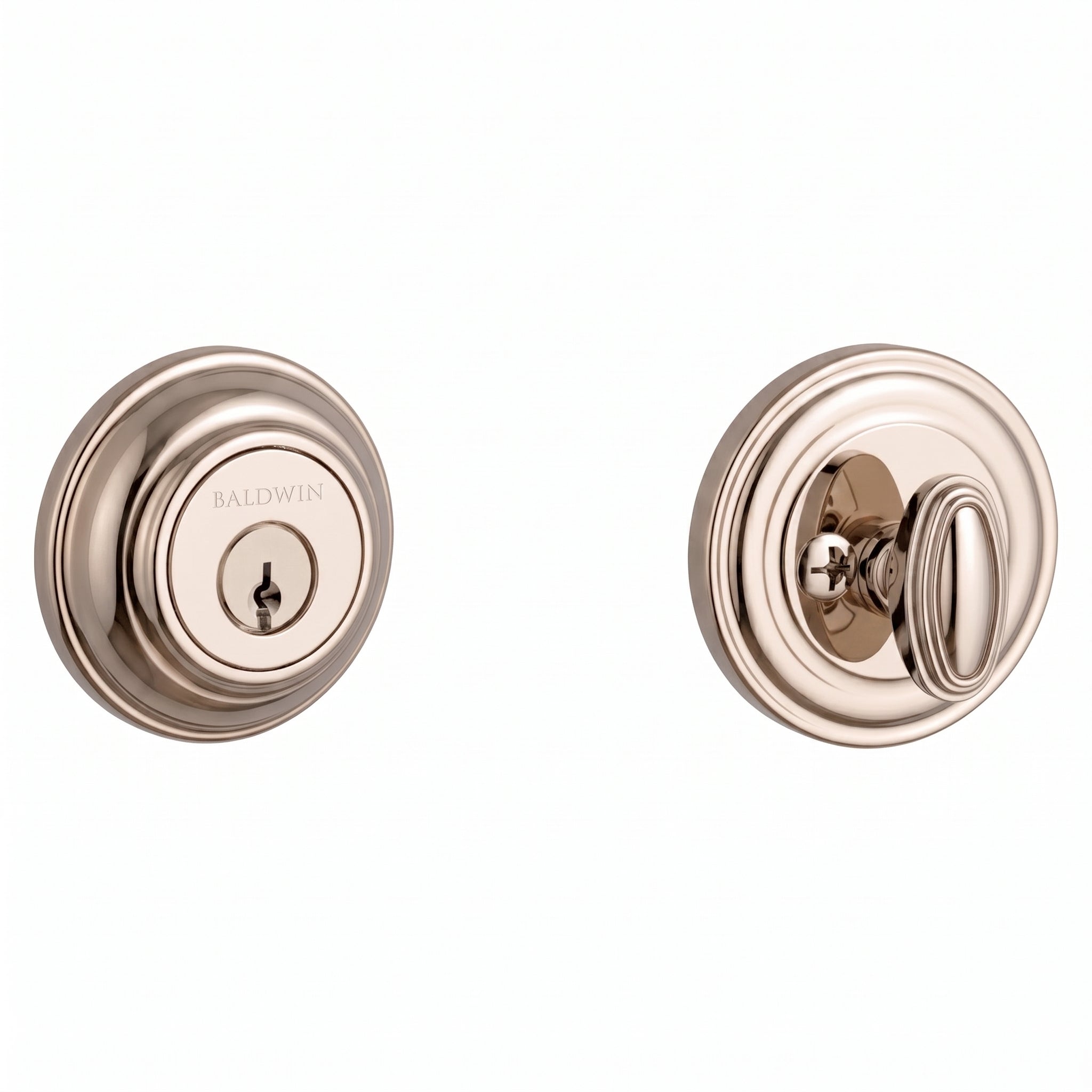 Baldwin Reserve Traditional Round Single Cylinder Deadbolt