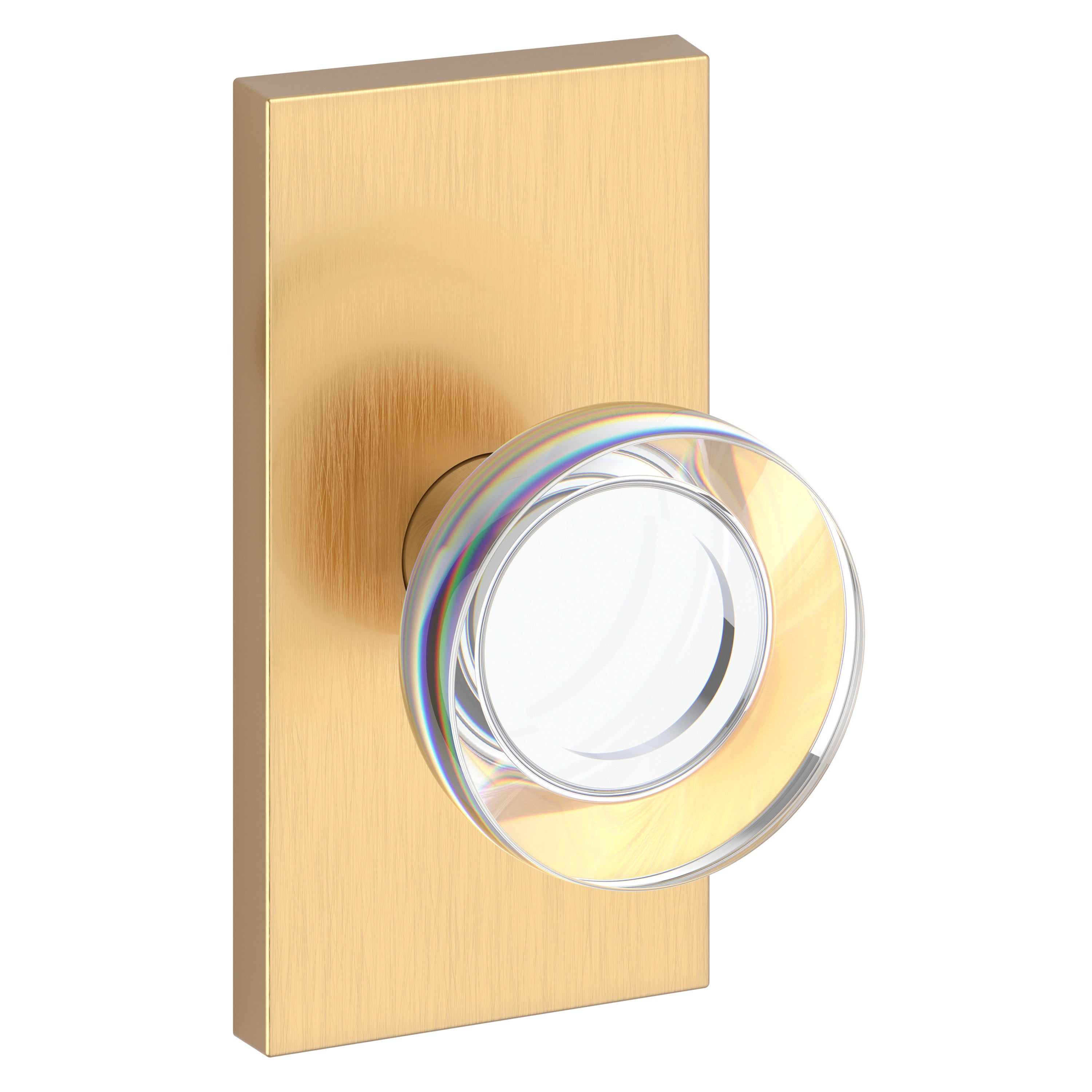 Baldwin Reserve Contemporary Crystal Full Dummy Knob Set