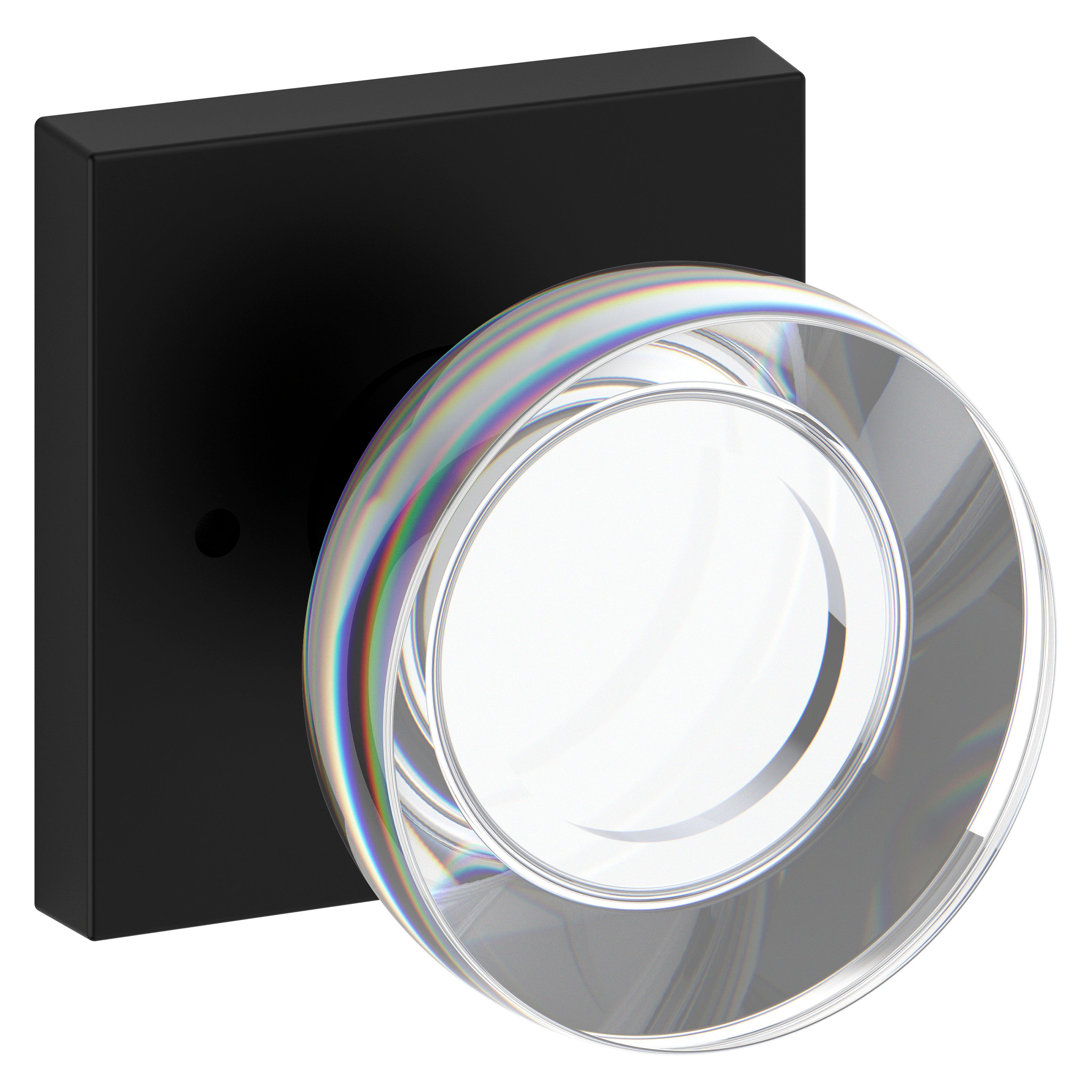 Baldwin Reserve Contemporary Crystal Privacy Knob Set