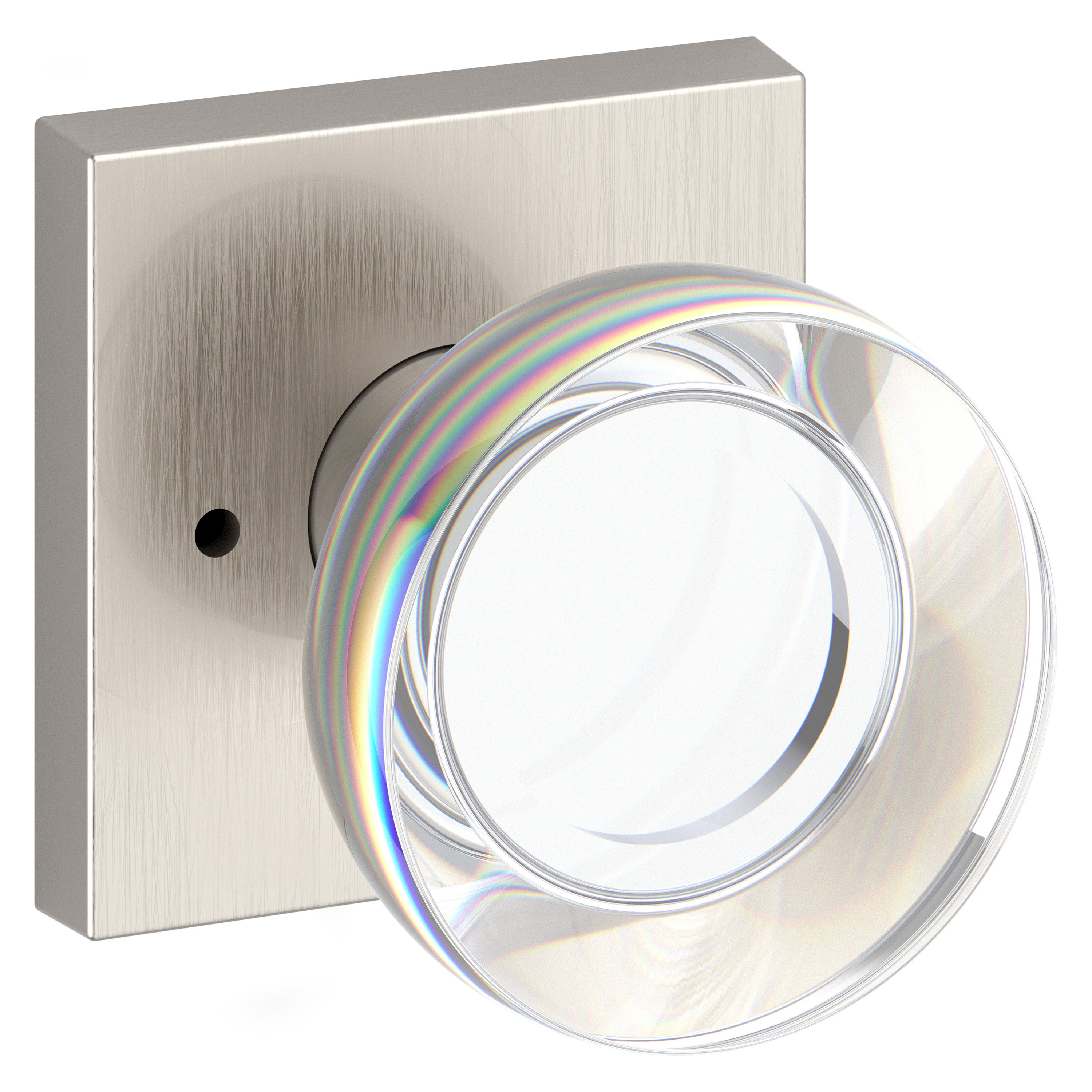Baldwin Reserve Contemporary Crystal Privacy Knob Set