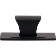 Atlas Homewares 1 1/4" Zander Knob and Backplate 1 1/4" / Matte Black