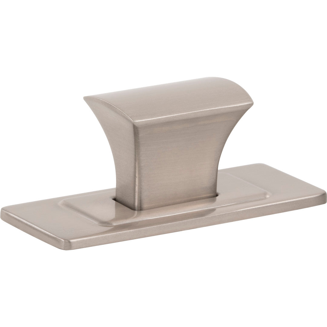 Atlas Homewares 1 1/4" Zander Knob and Backplate 1 1/4" / Brushed Nickel