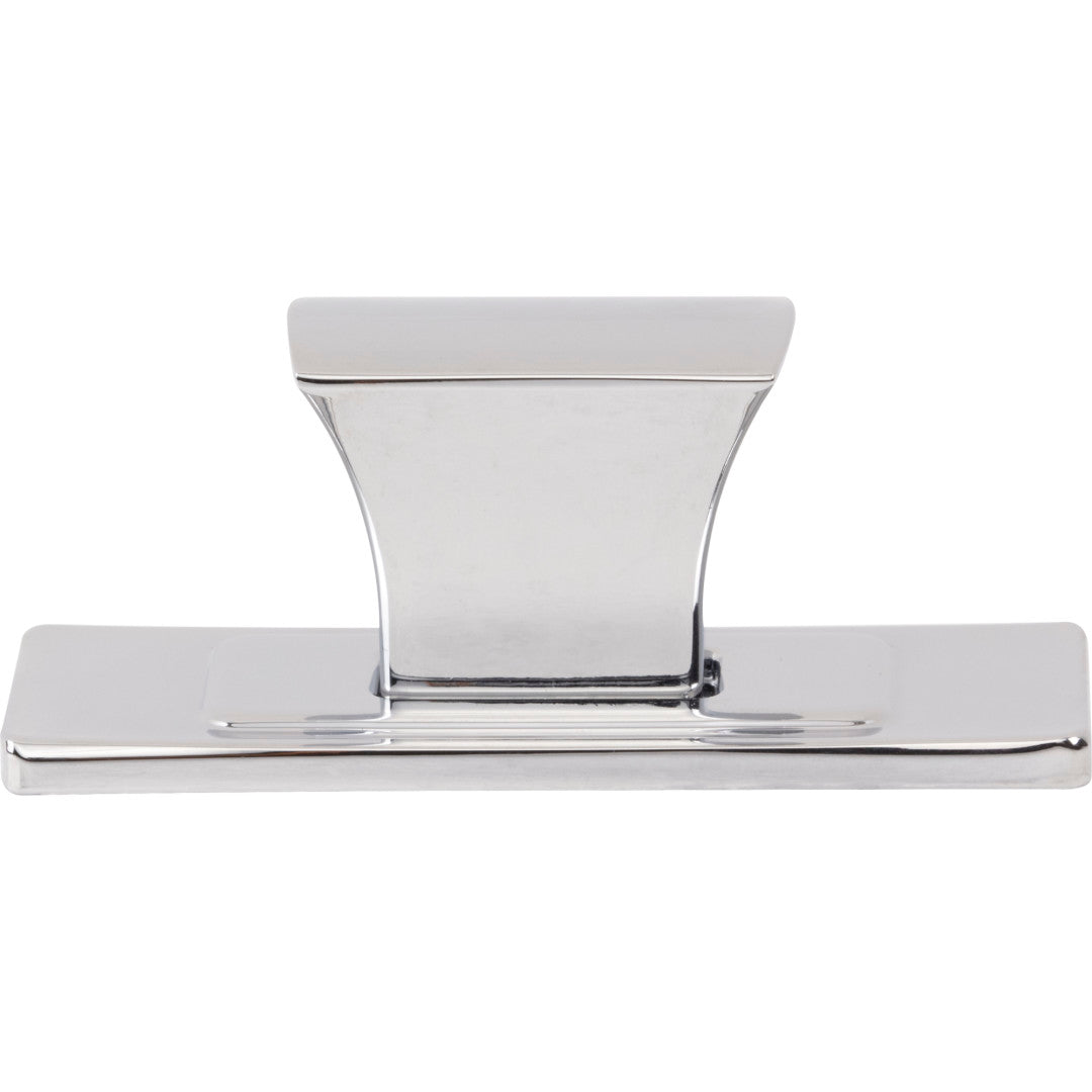 Atlas Homewares 1 1/4" Zander Knob and Backplate 1 1/4" / Polished Chrome