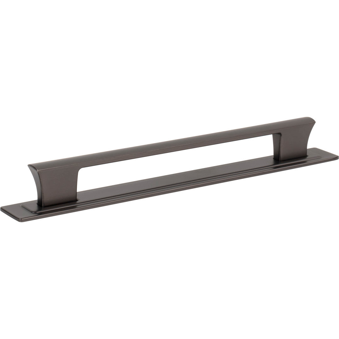 Atlas Homewares Zander Pull and Backplate 7 9/16" / Slate