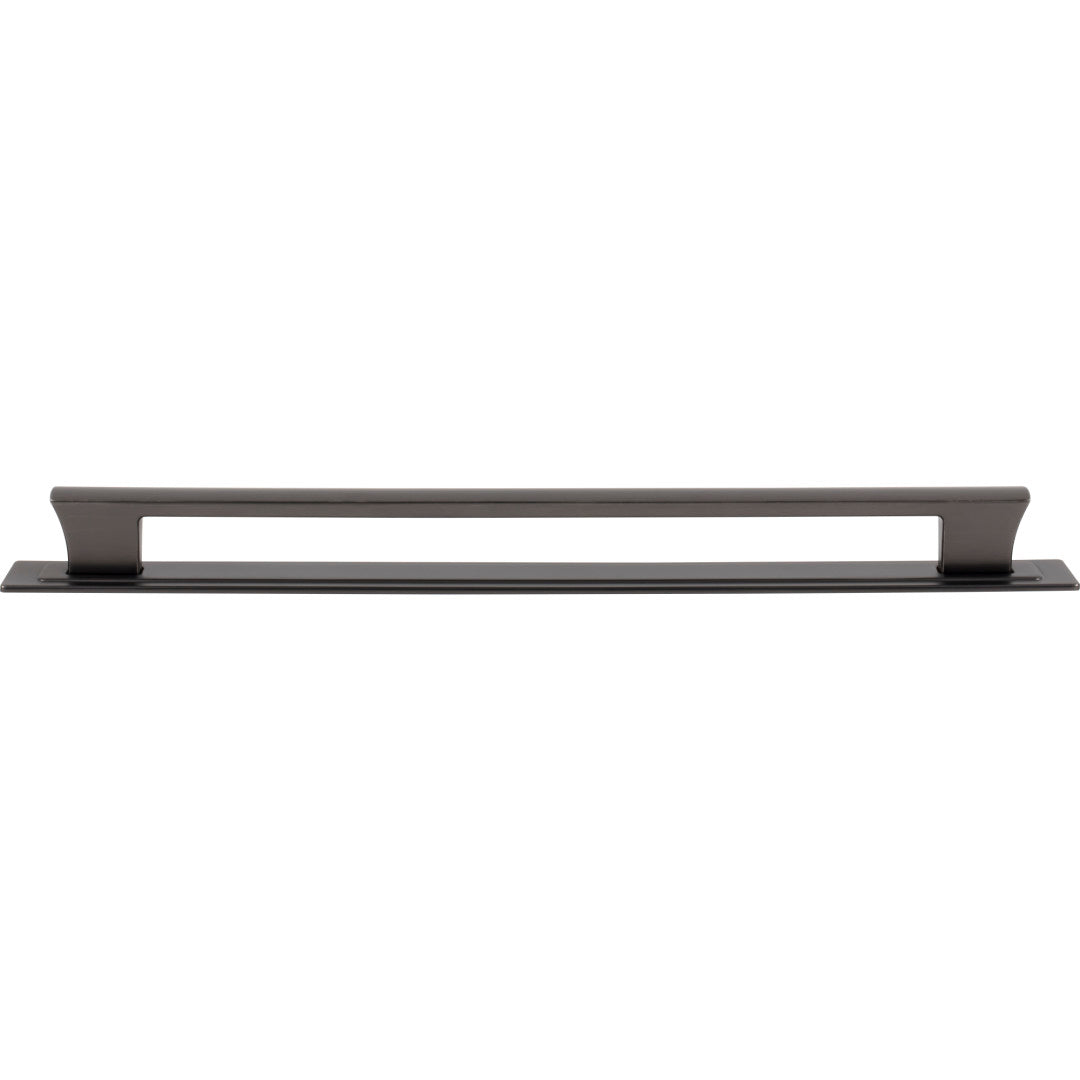 Atlas Homewares Zander Pull and Backplate 12" / Slate