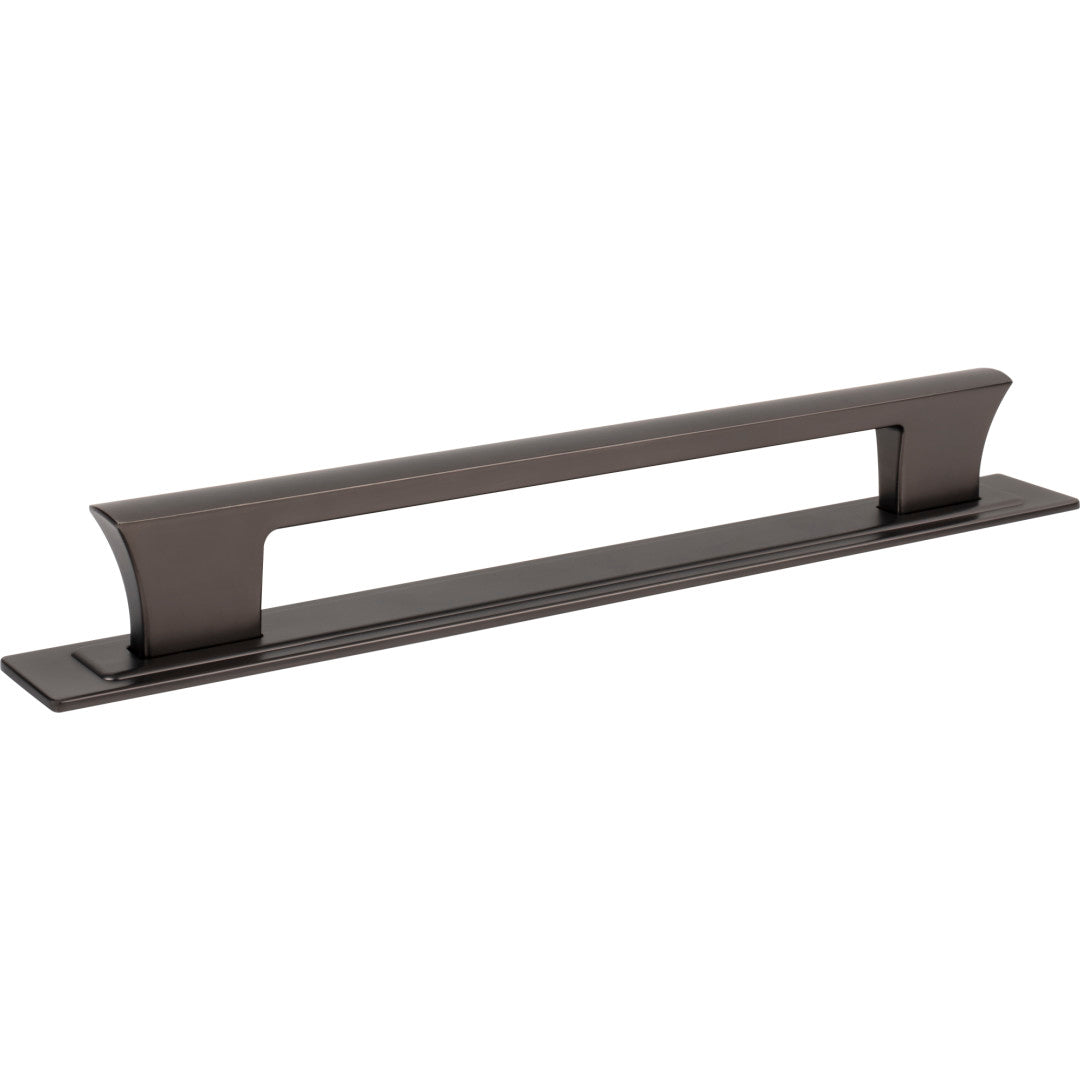 Atlas Homewares Zander Appliance Pull and Backplate 12" / Slate