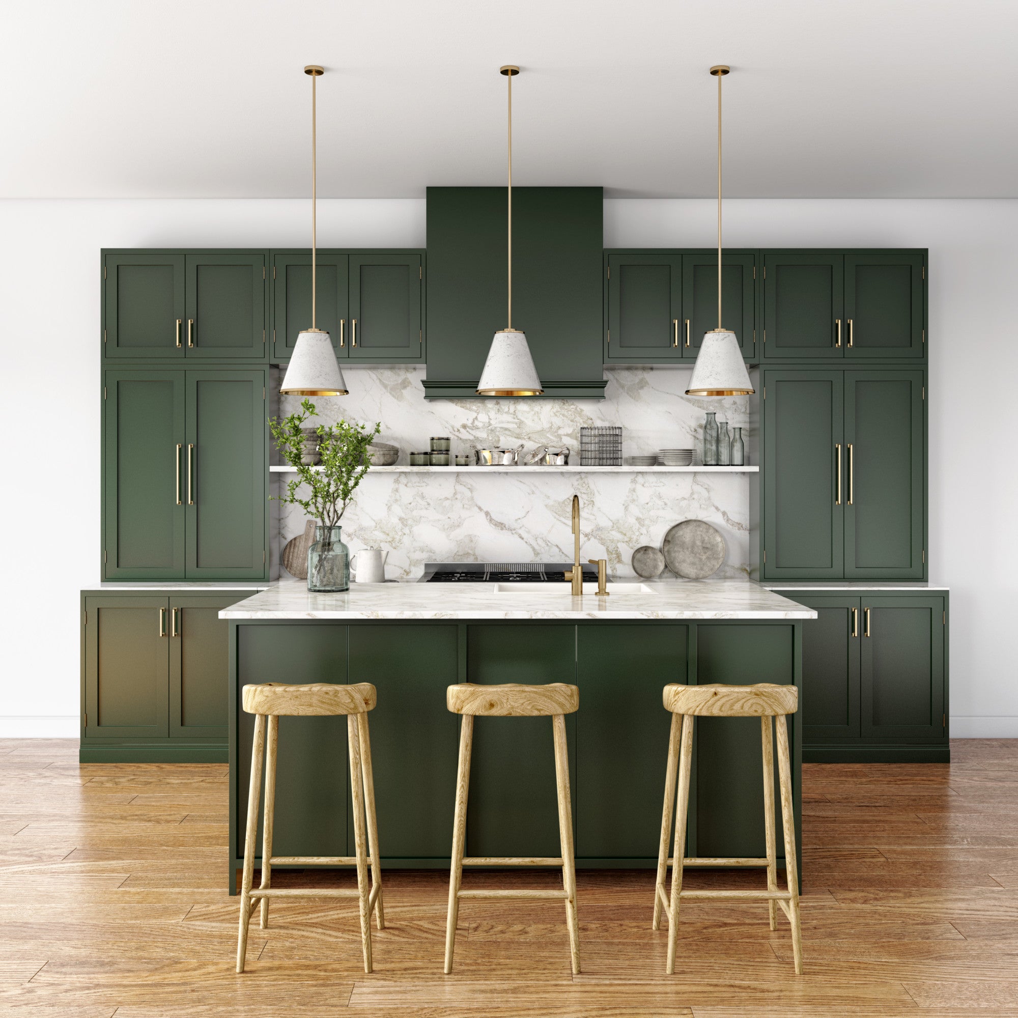 Erika Appliance Pull by Atlas Warm Brass