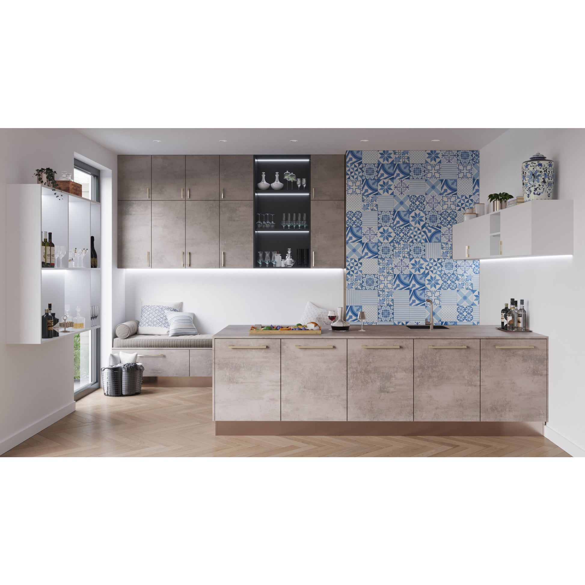 Atwood Pull by Atlas 3-3/4" / Brushed Nickel