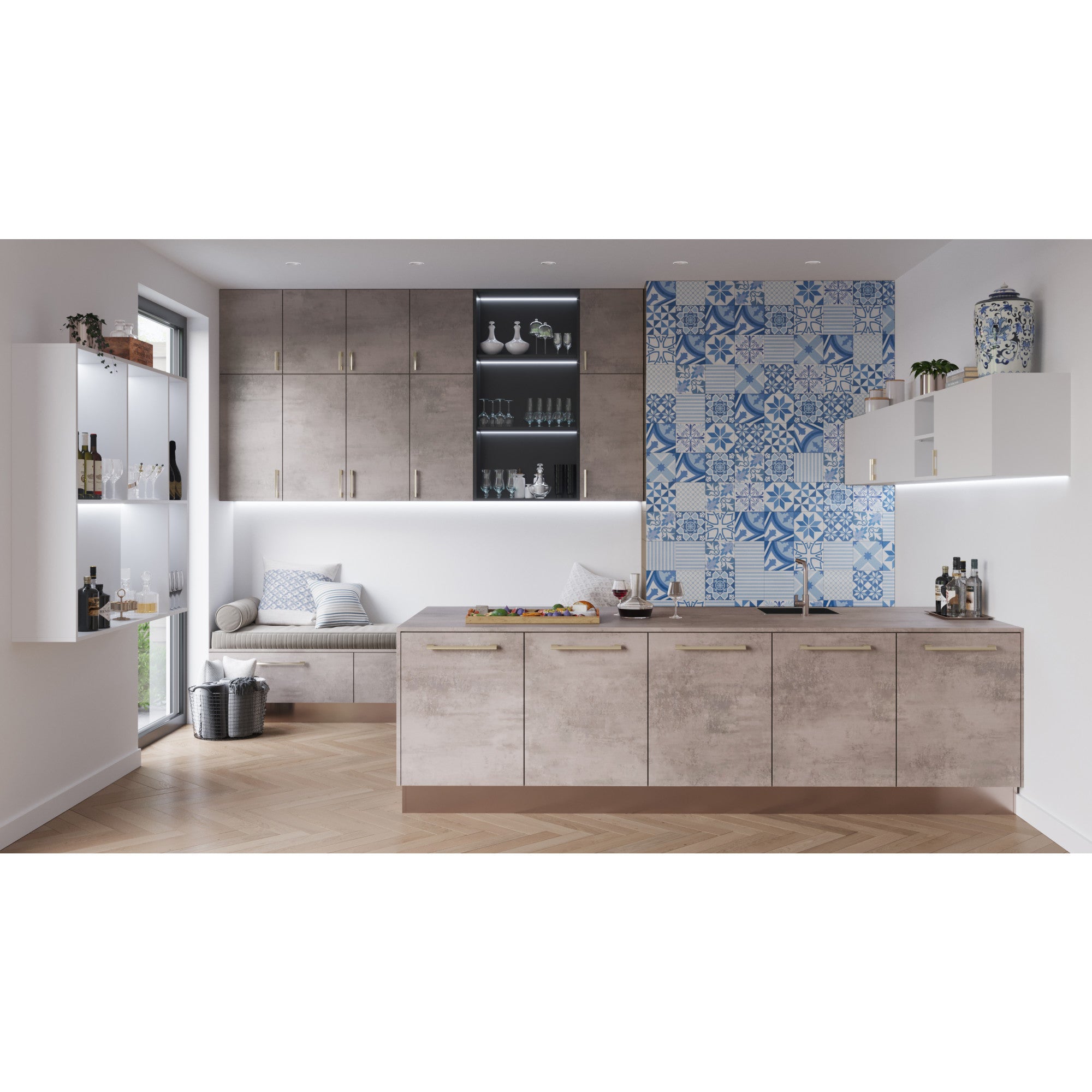 Atwood Pull by Atlas 3-3/4" / Brushed Nickel