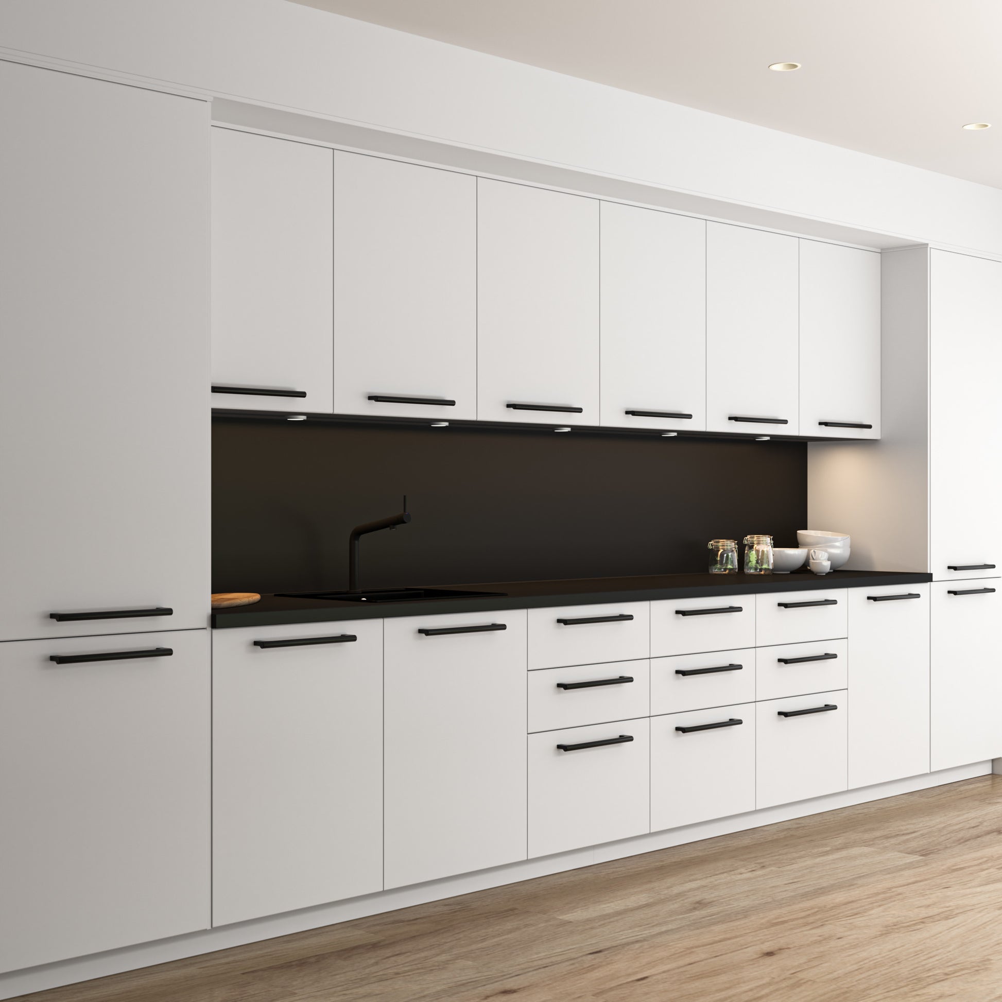 Whittier Pull by Atlas 8-13/16" / Matte Black