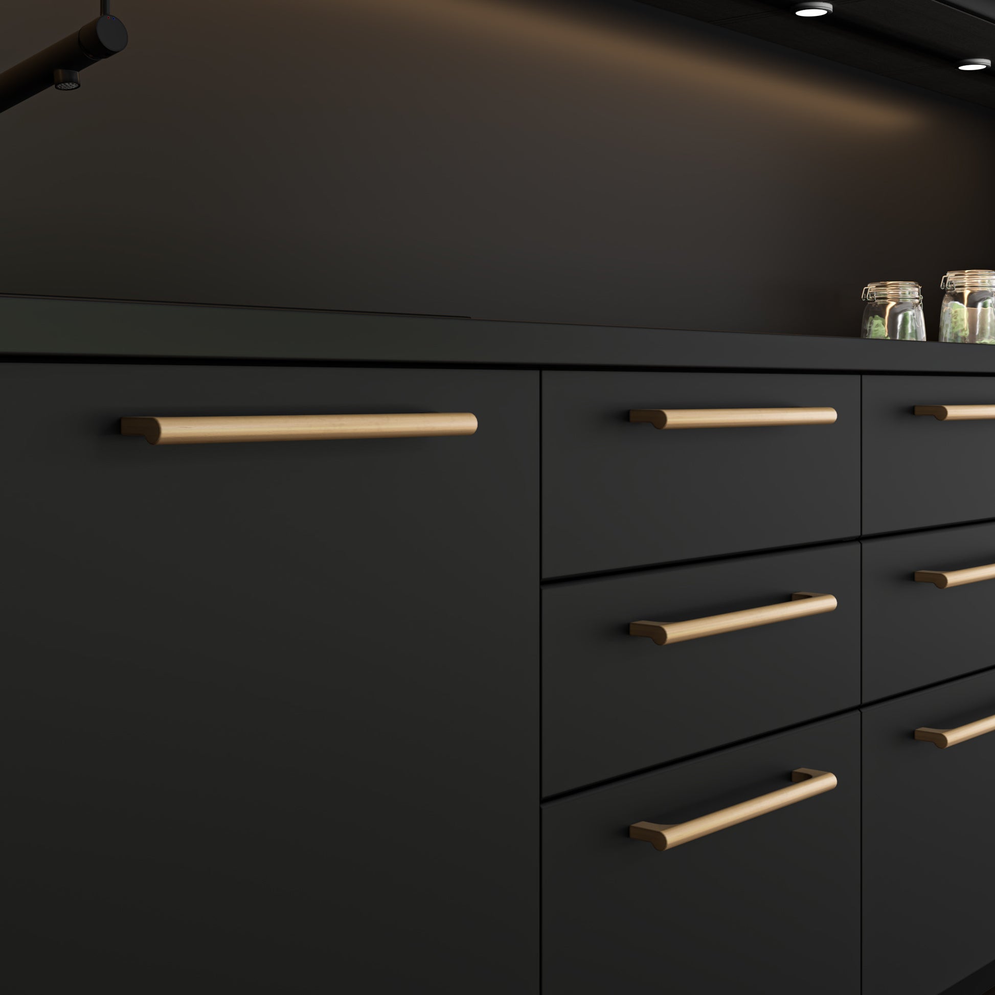 Whittier Pull by Atlas 12" / Warm Brass