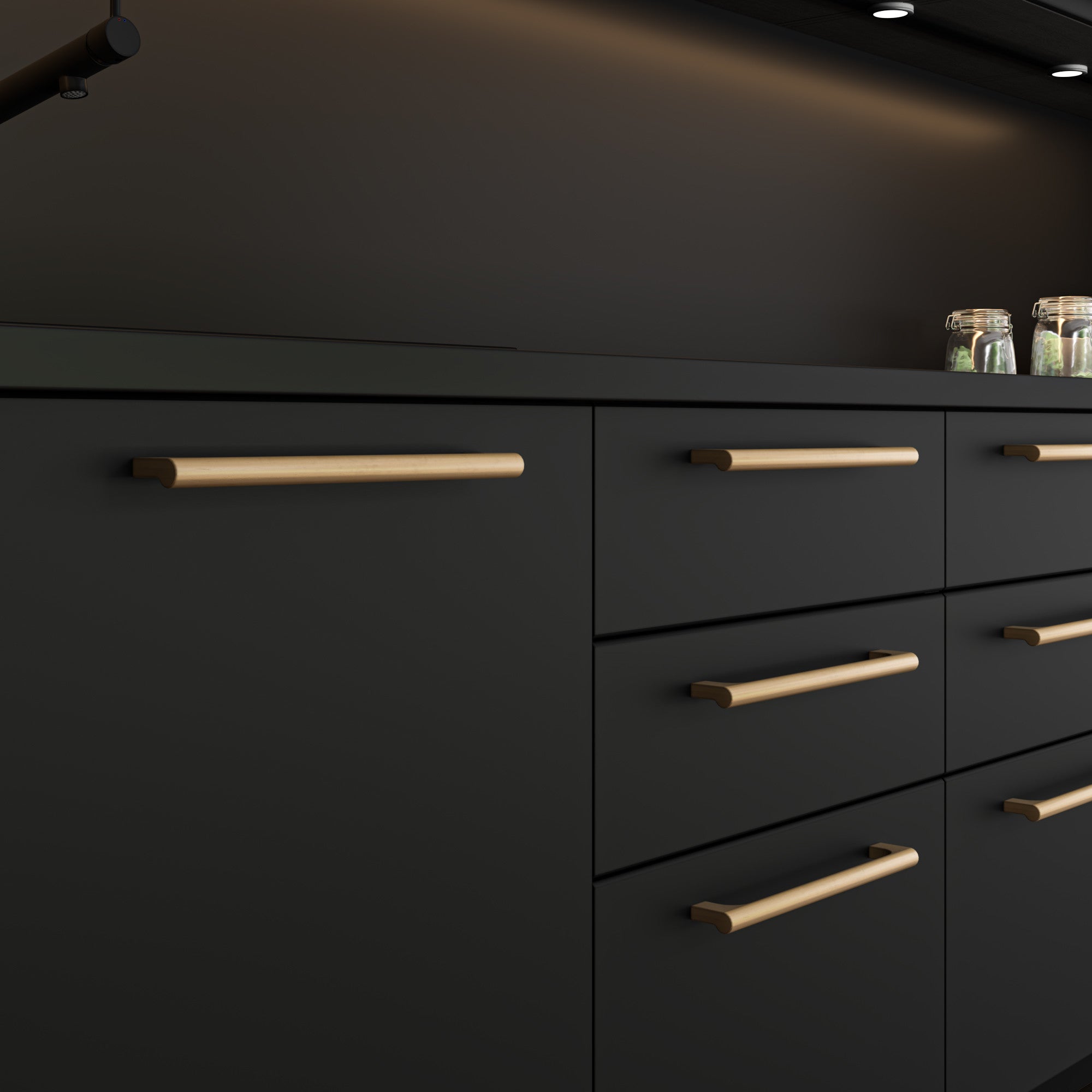 Whittier Pull by Atlas 12" / Warm Brass