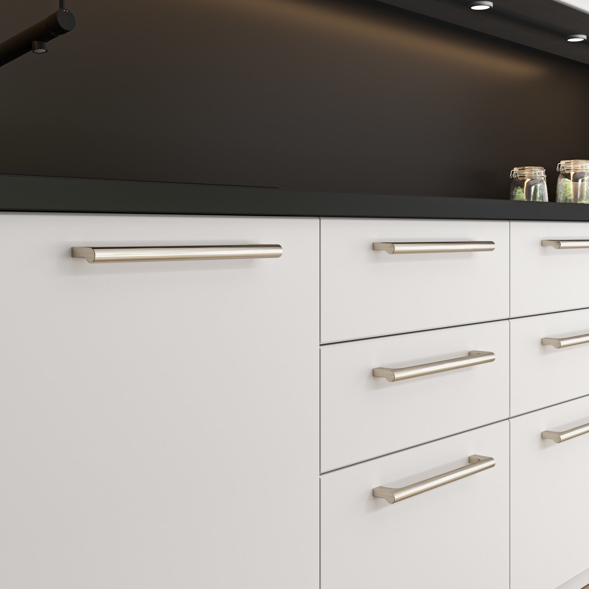 Whittier Appliance Pull by Atlas 18" / Brushed Nickel