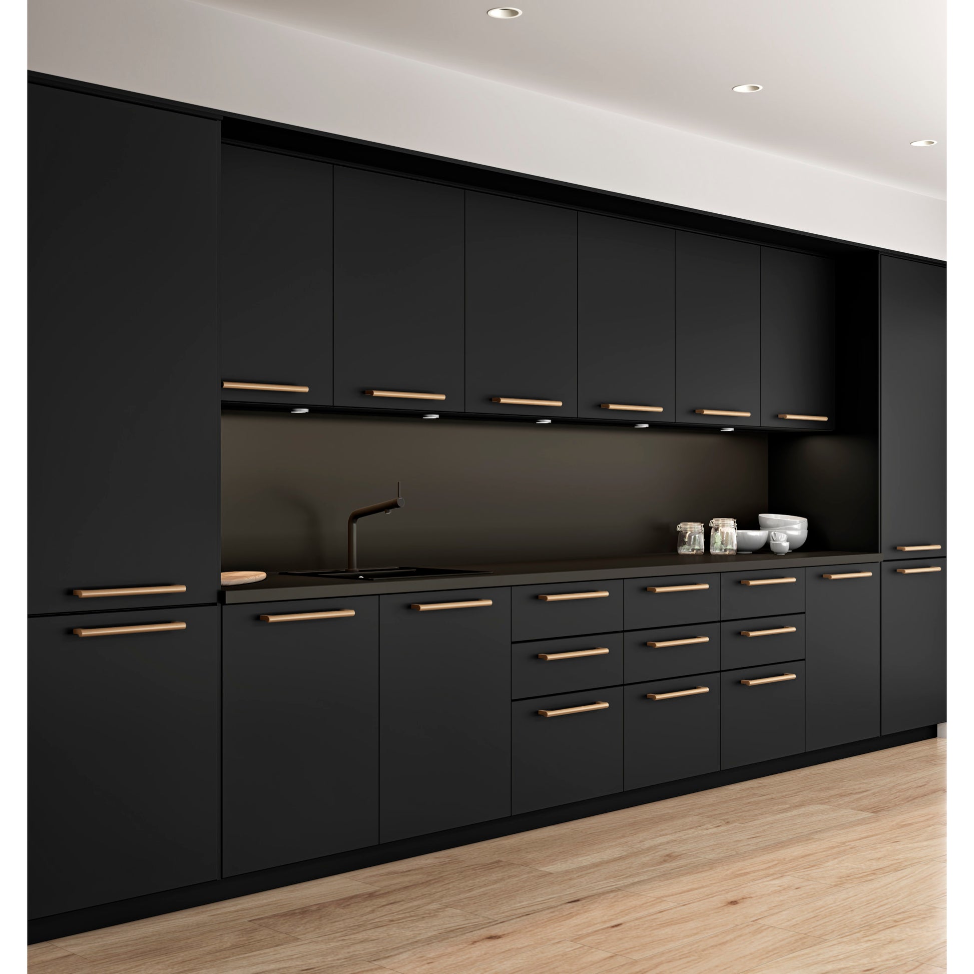 Whittier Appliance Pull by Atlas 18" / Warm Brass