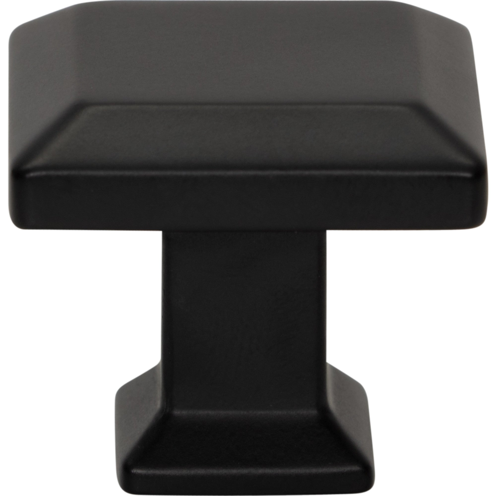 Sweetbriar Lane Square Knob by Atlas Matte Black
