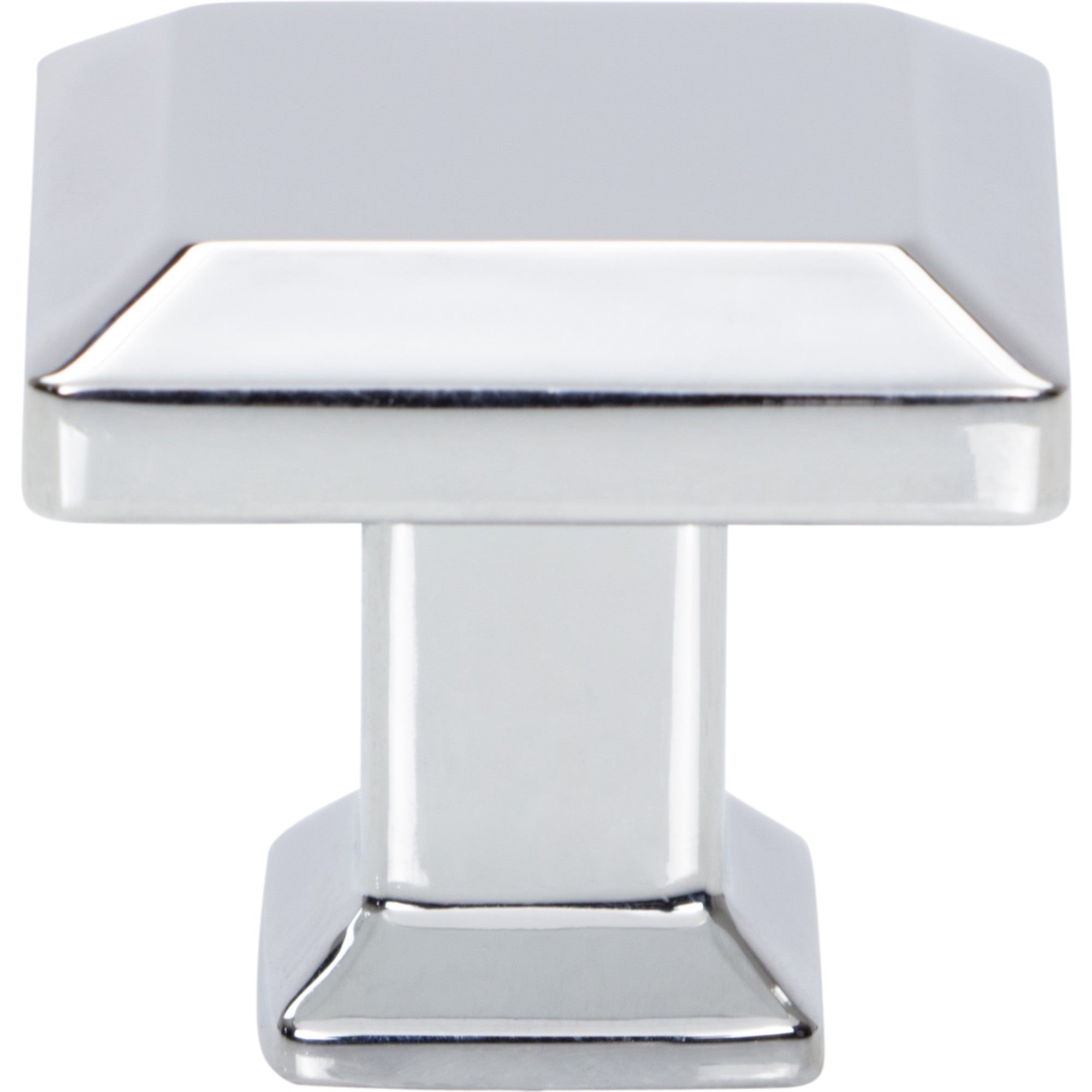 Sweetbriar Lane Square Knob by Atlas Polished Chrome