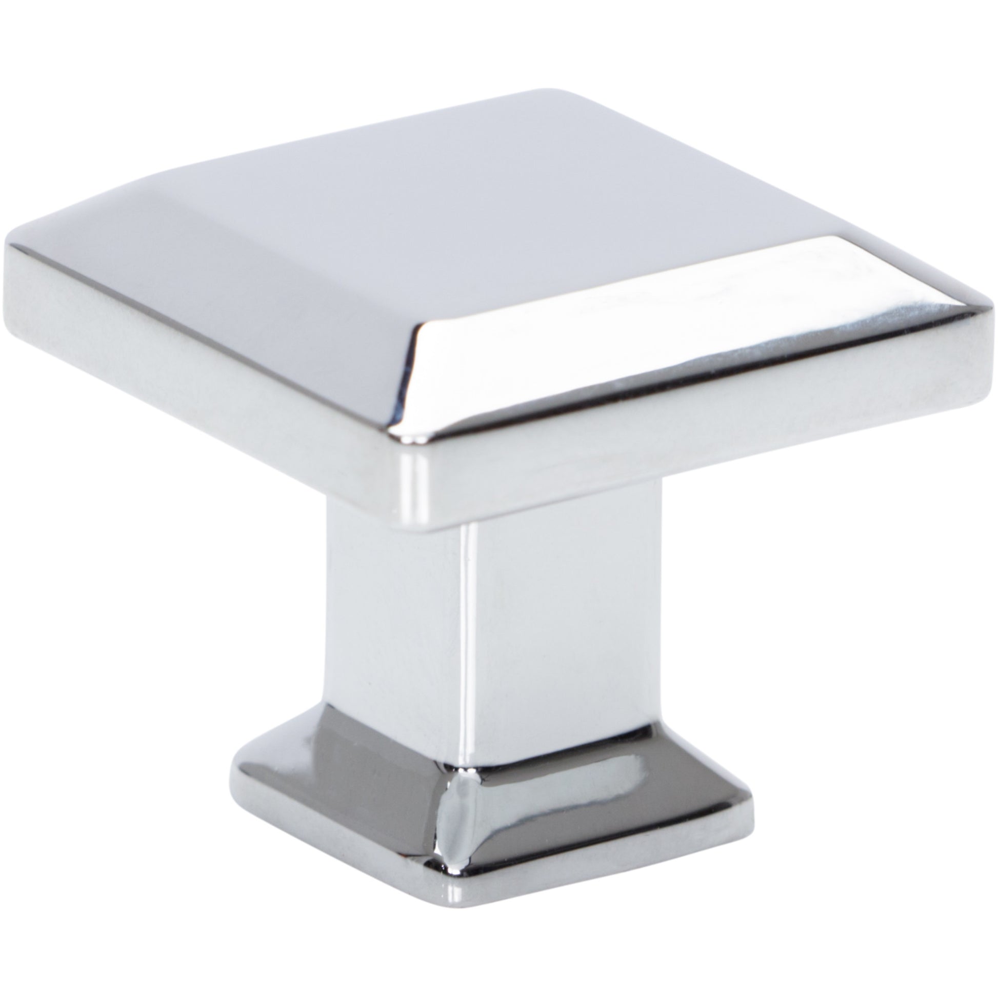 Sweetbriar Lane Square Knob by Atlas Polished Chrome