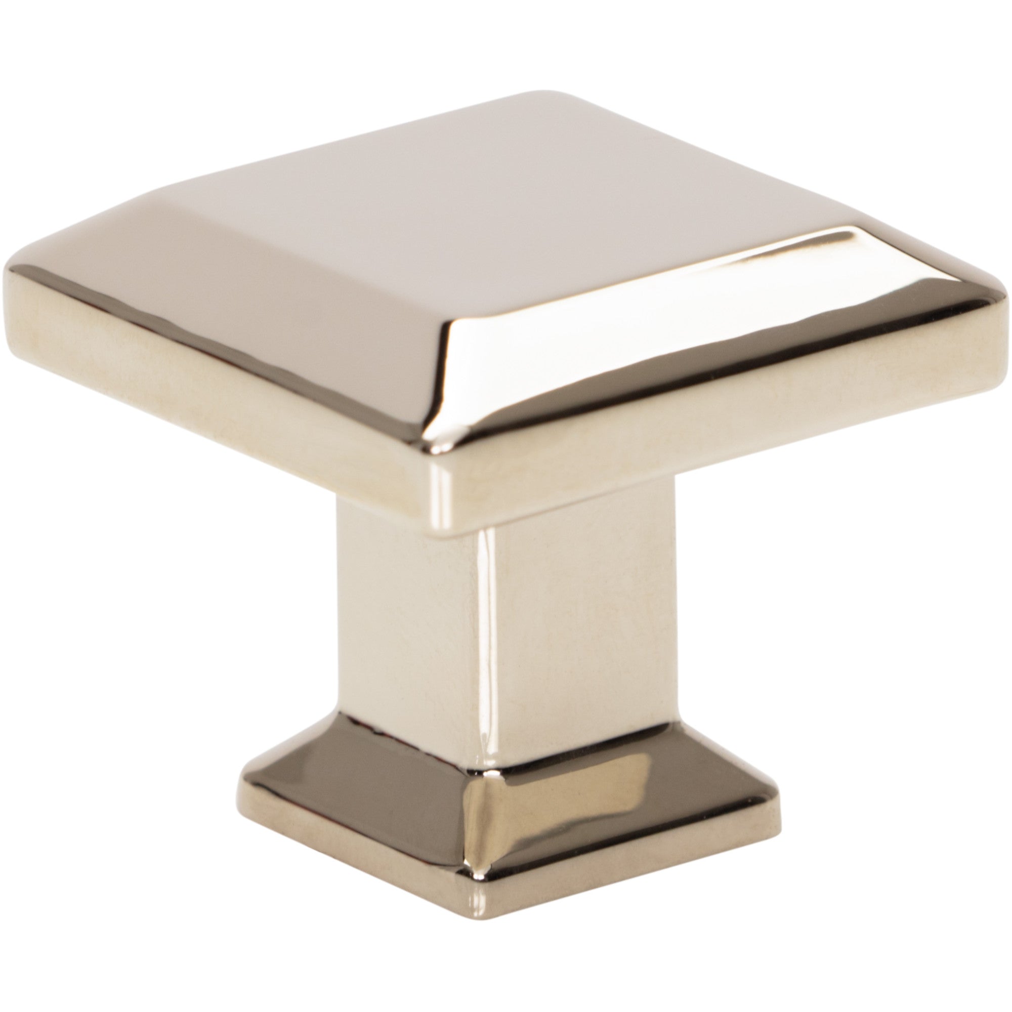 Sweetbriar Lane Square Knob by Atlas Polished Nickel