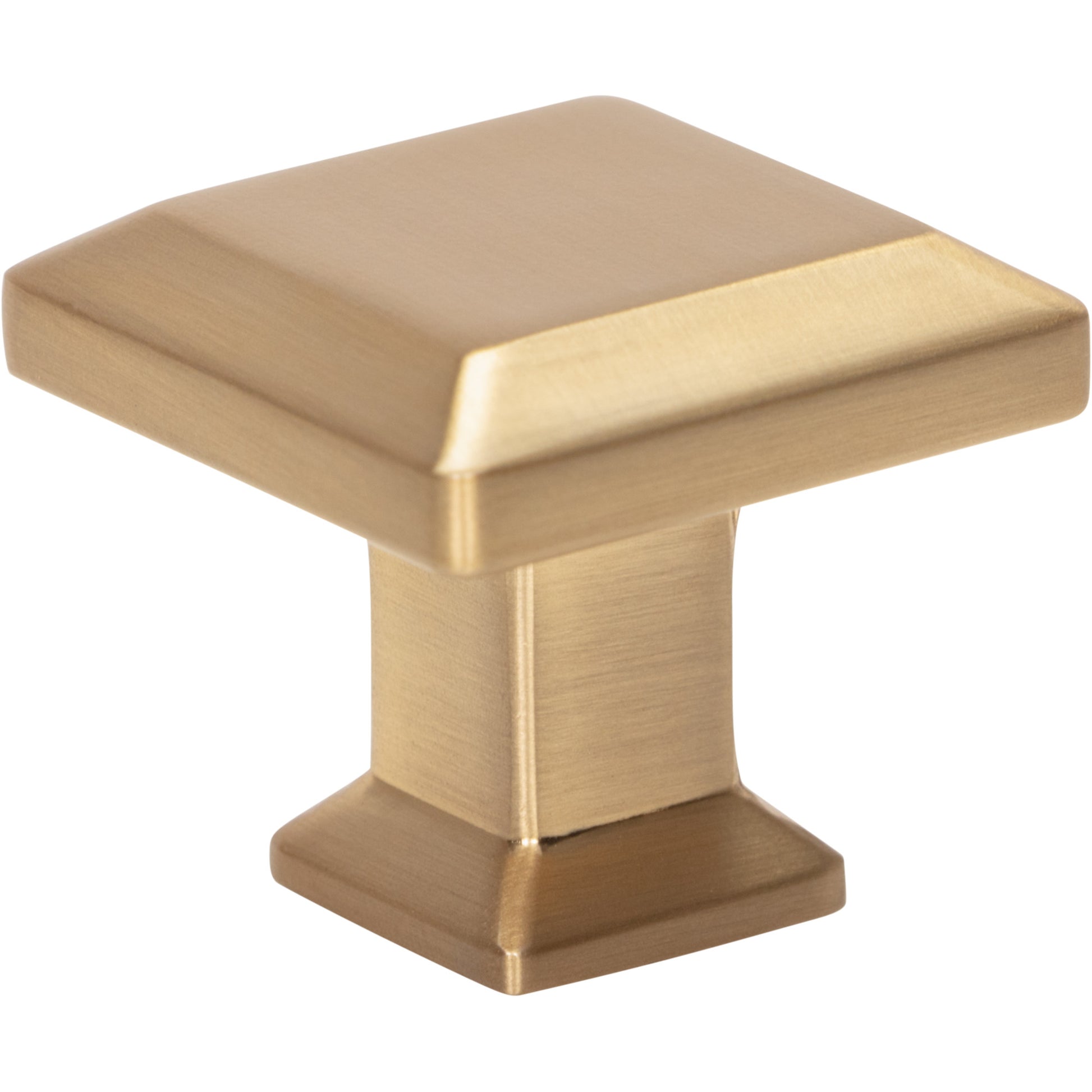 Sweetbriar Lane Square Knob by Atlas Warm Brass