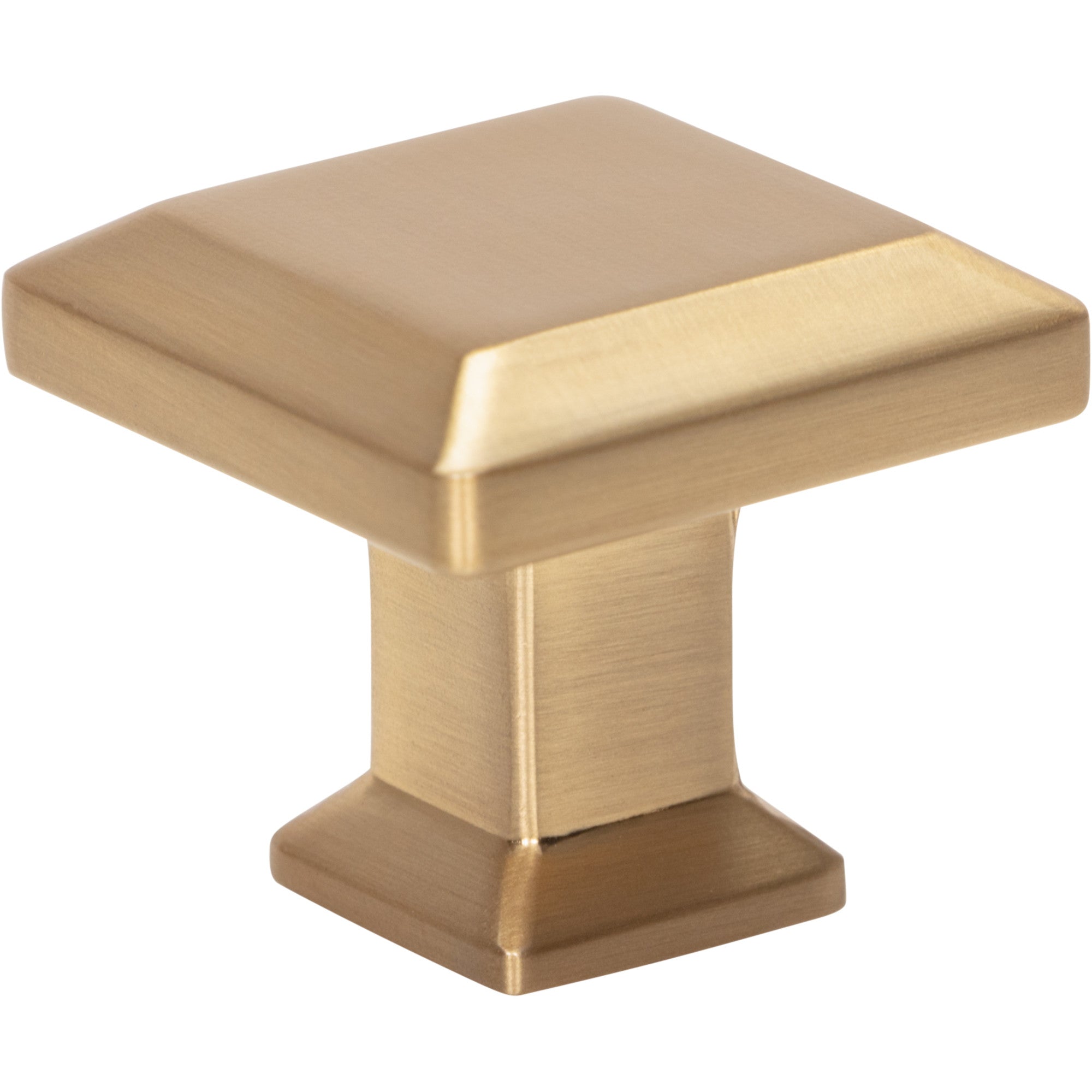 Sweetbriar Lane Square Knob by Atlas Warm Brass