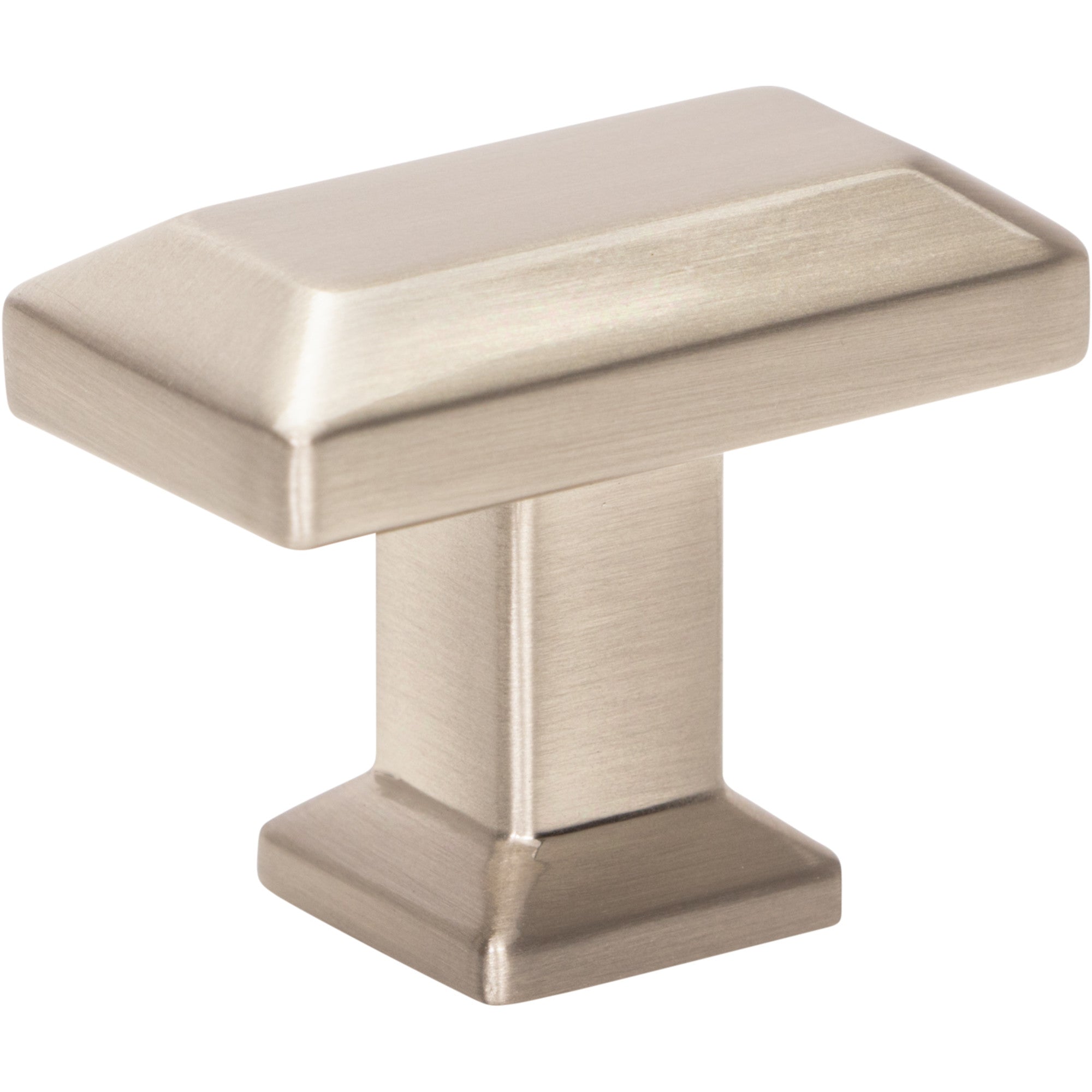 Sweetbriar Lane Rectangle Knob by Atlas Brushed Nickel