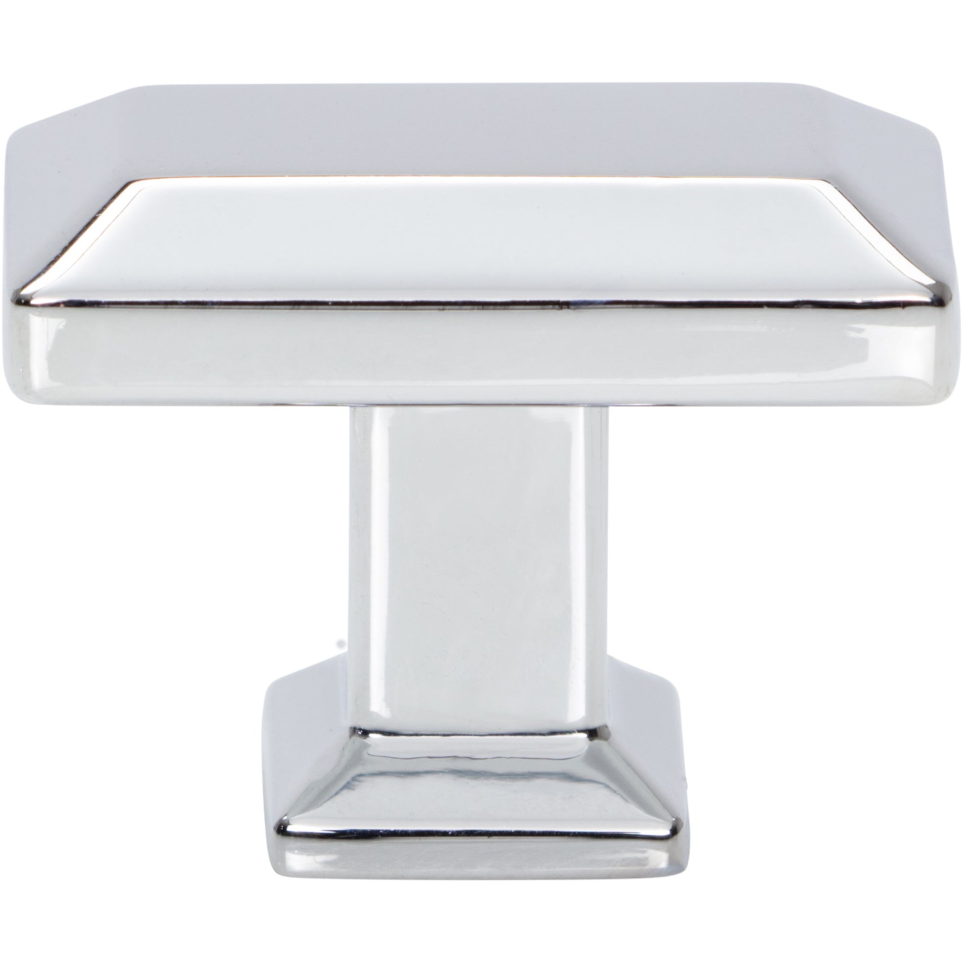 Sweetbriar Lane Rectangle Knob by Atlas Polished Chrome